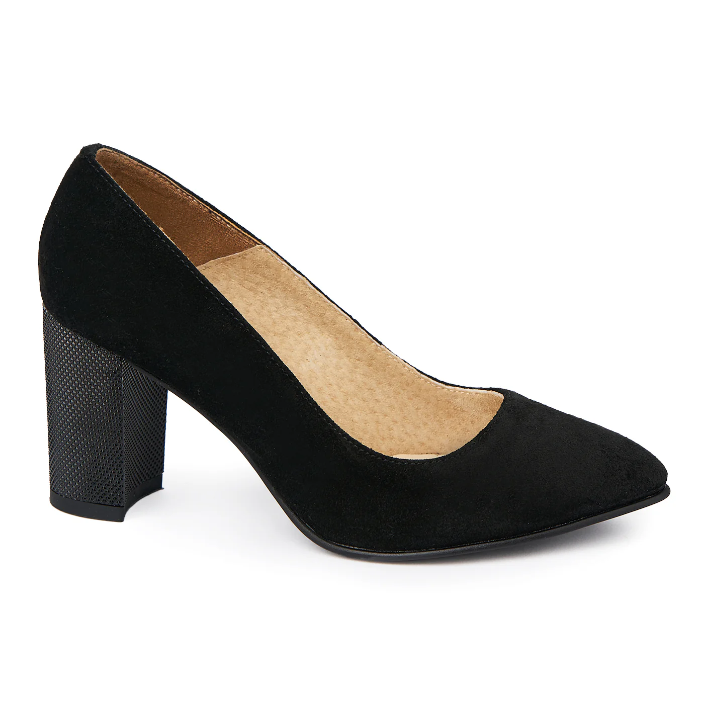Pantofi dama din piele naturala neagra 4979