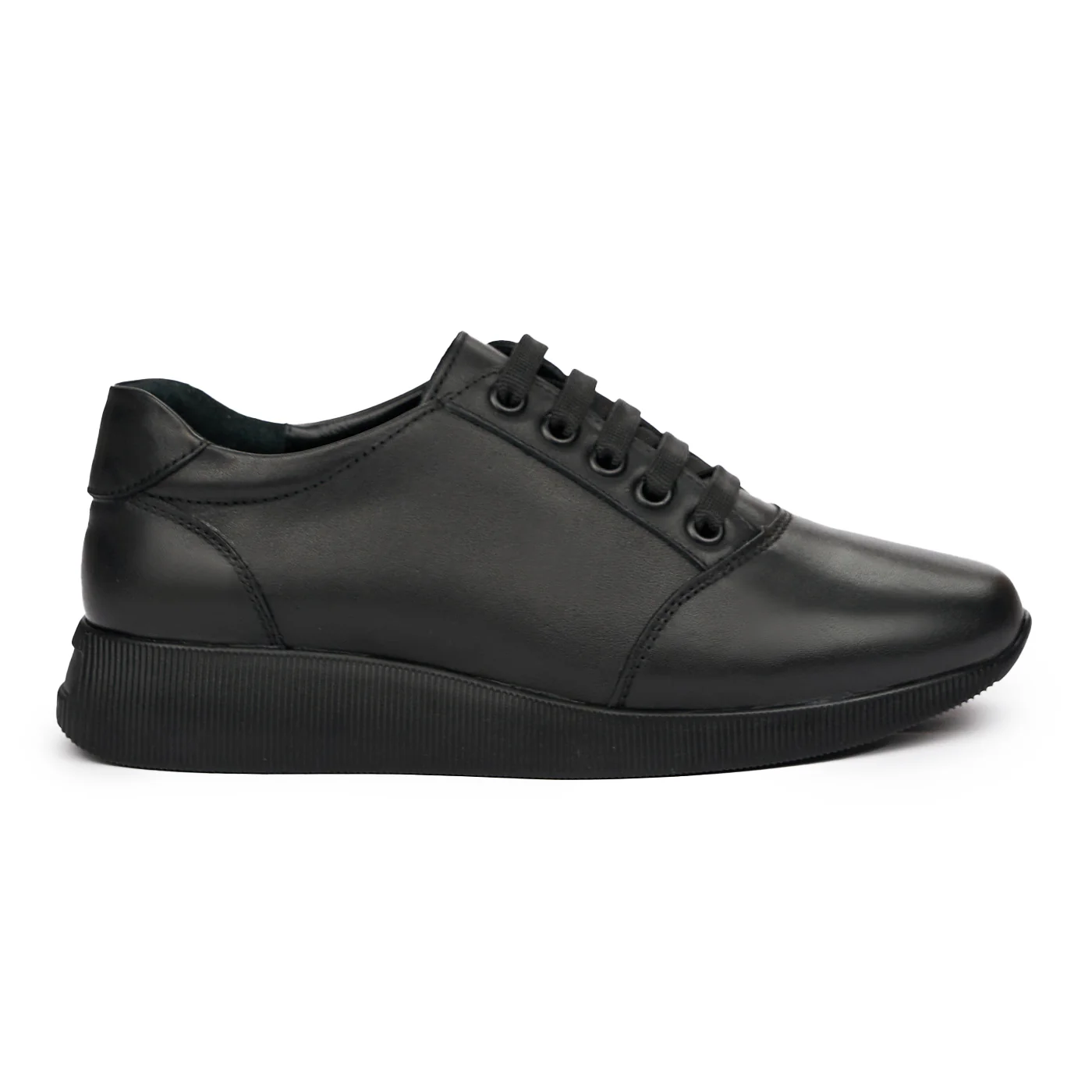 Pantofi dama din piele naturala neagra 8397