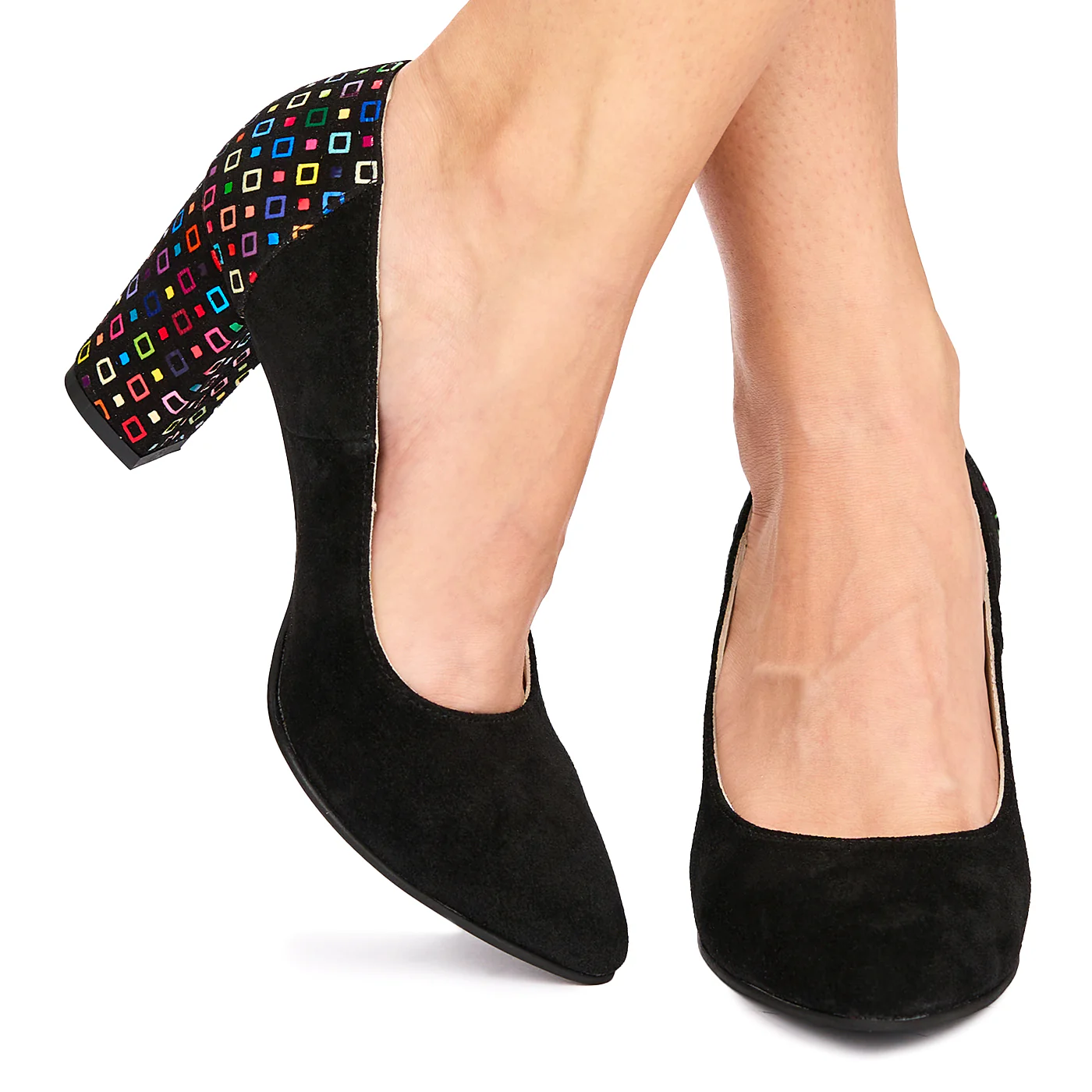 Pantofi dama din piele naturala neagra 9004 - Image 3