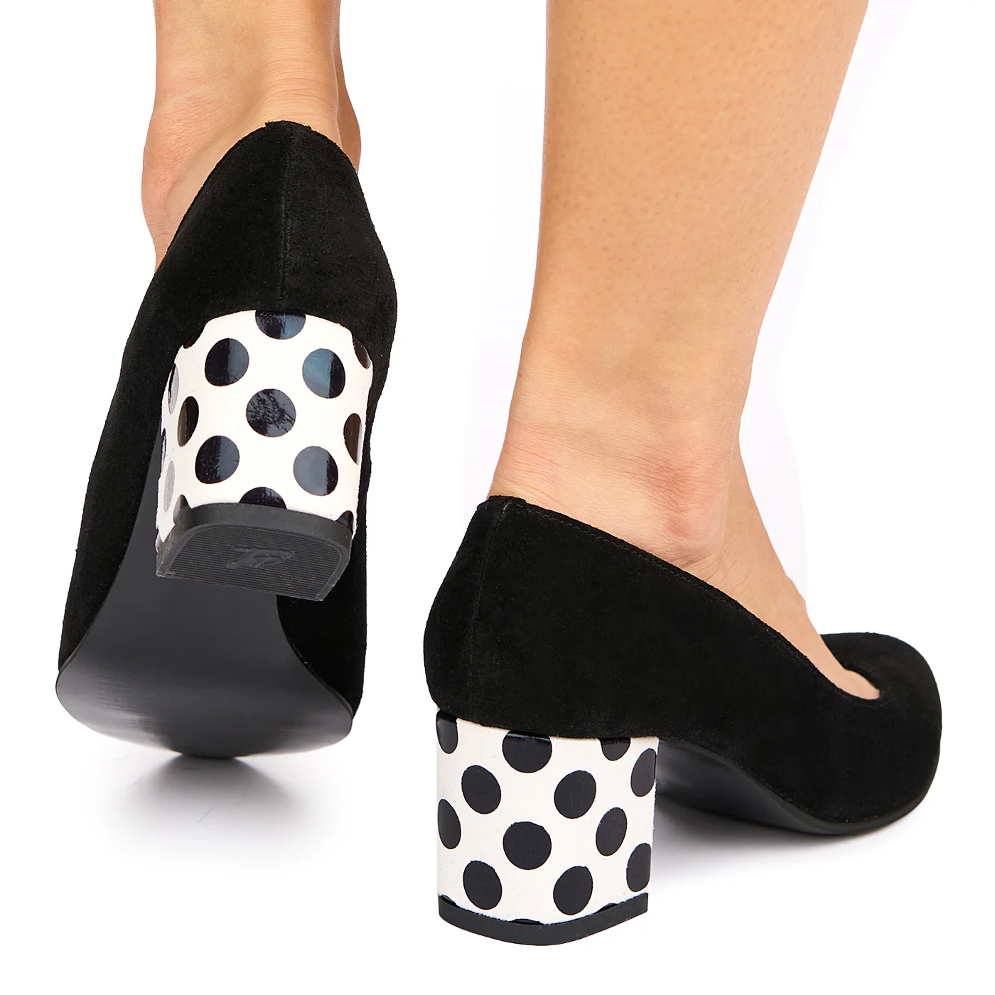 Pantofi dama din piele naturala neagra 9015 - Image 4