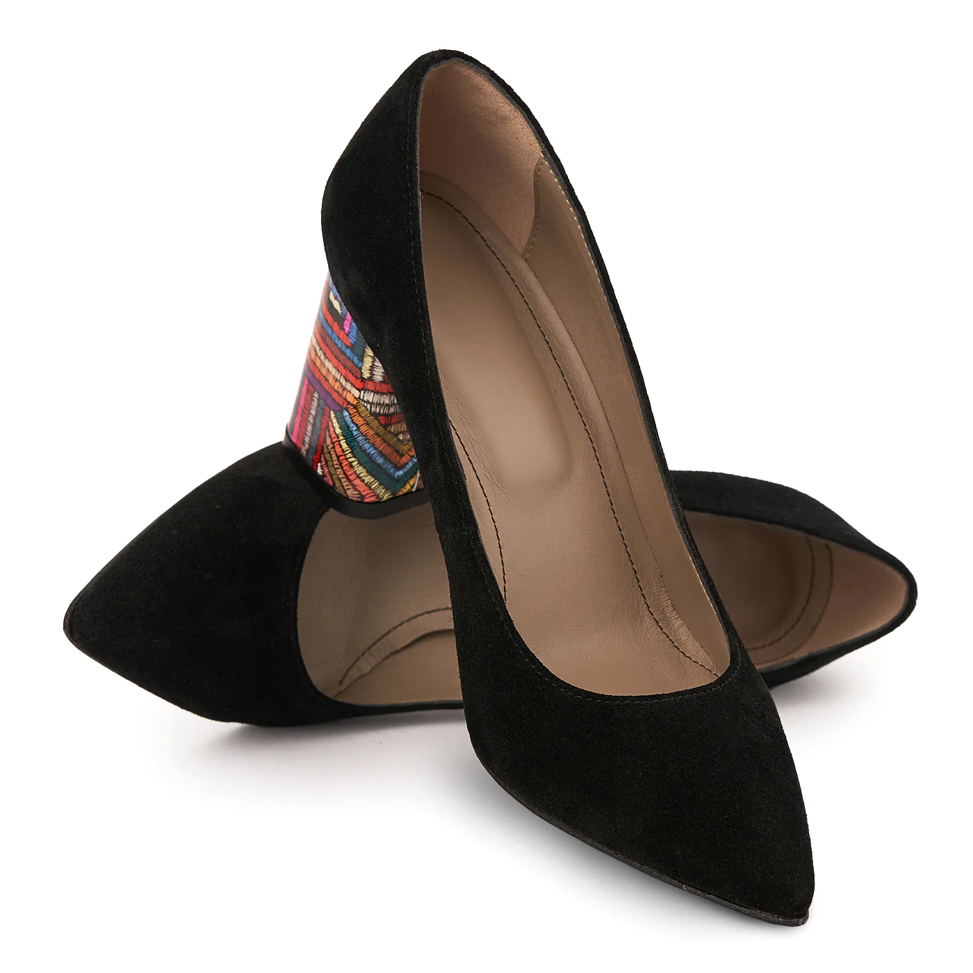 Pantofi dama din piele naturala neagra 9025 - Image 4