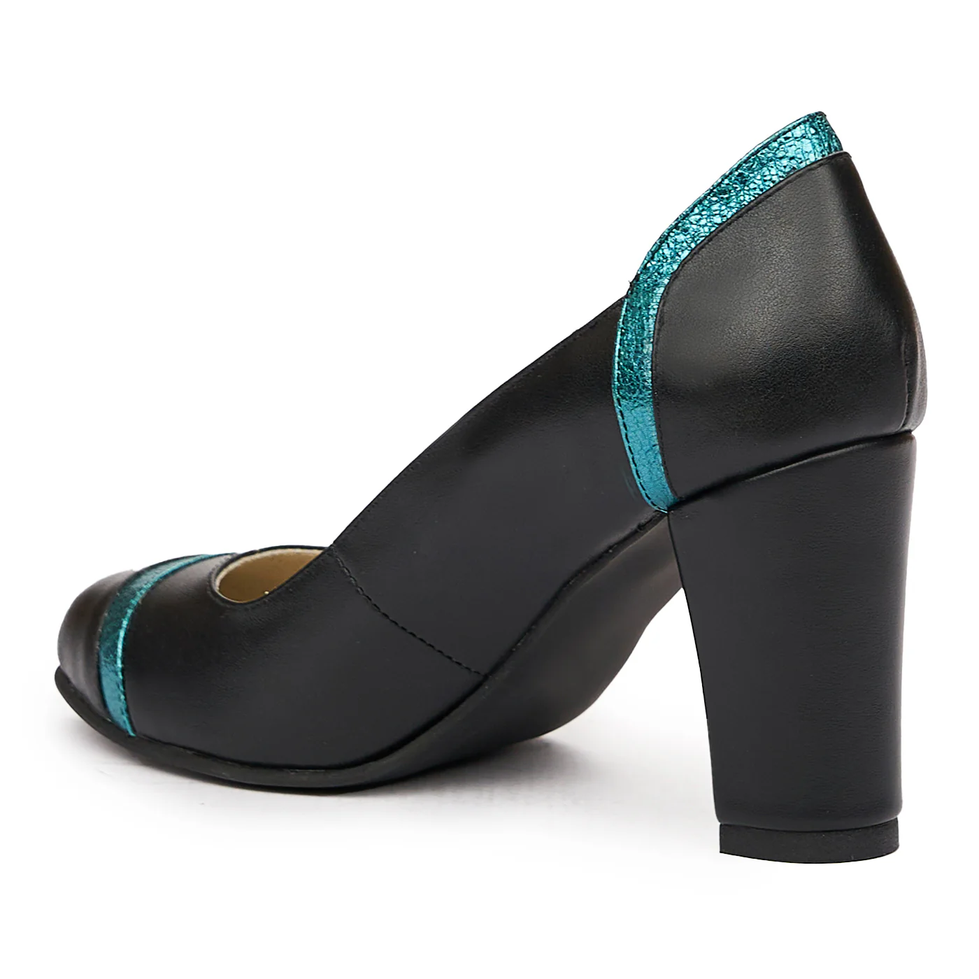 Pantofi dama din piele naturala neagra 9342 - Image 3