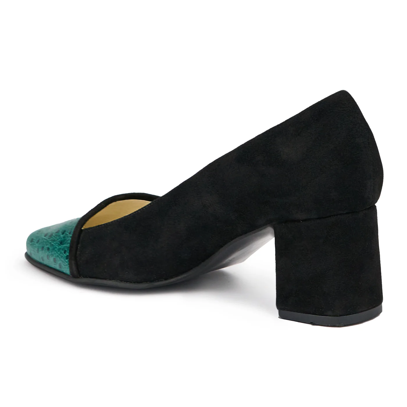 Pantofi dama din piele naturala neagra 9372 - Image 2
