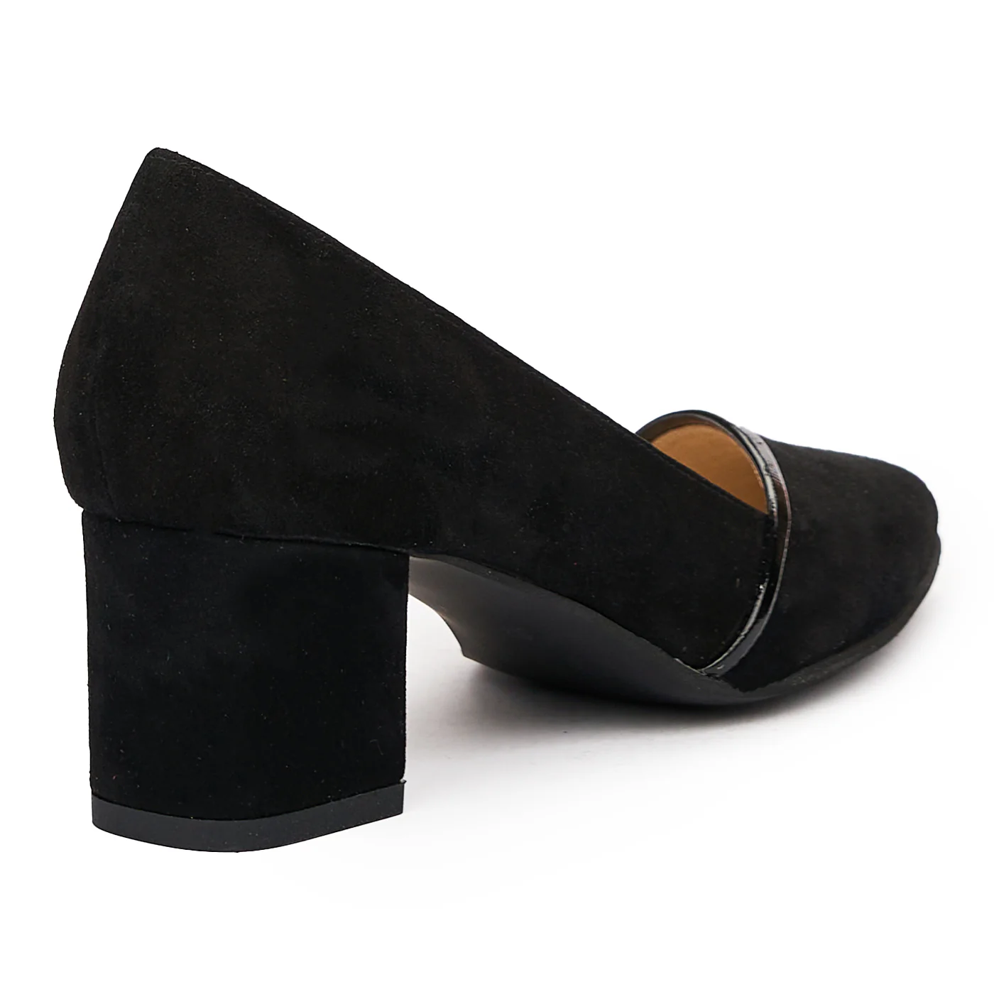 Pantofi dama din piele naturala neagra 9374 - Image 2