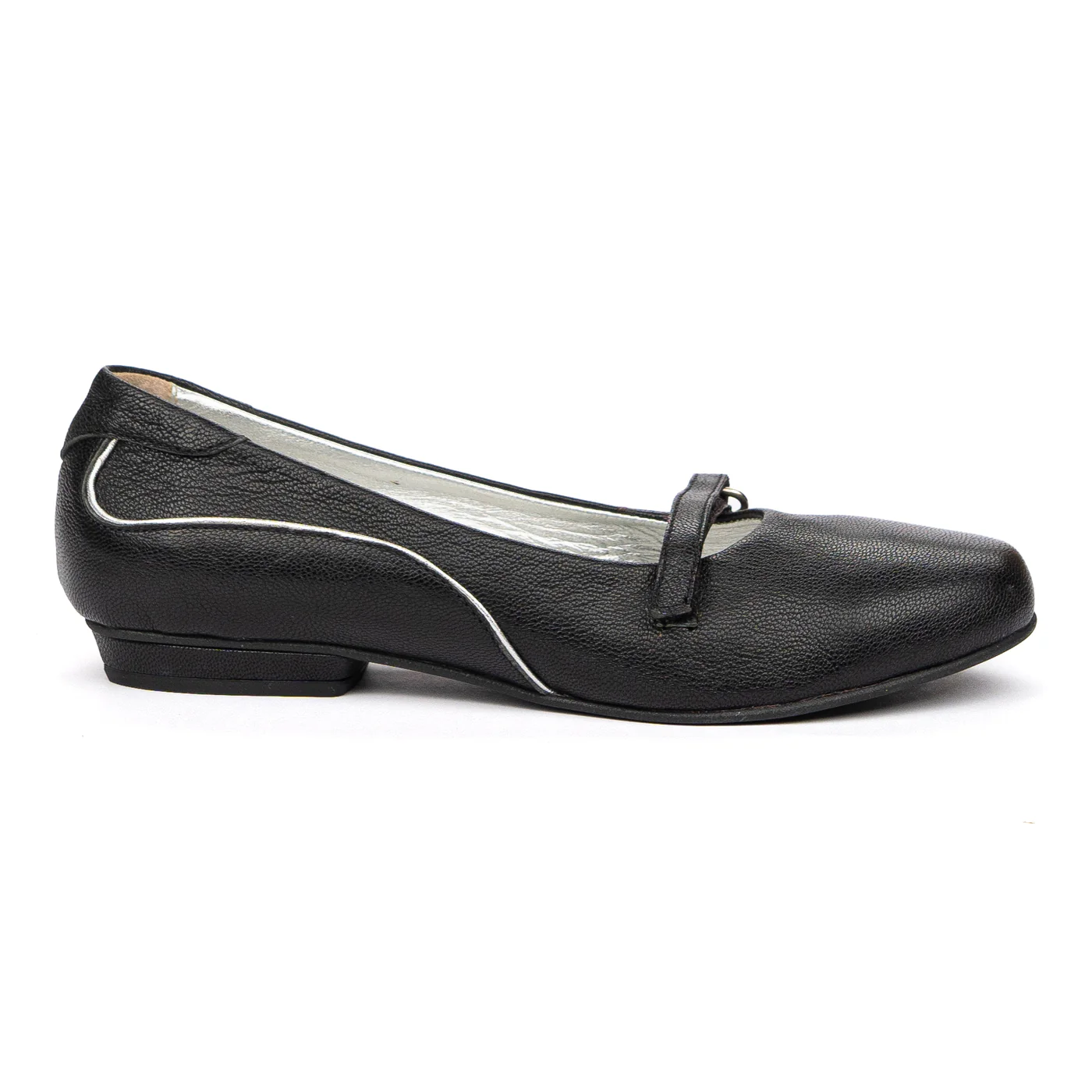 Pantofi dama din piele naturala neagra 9631