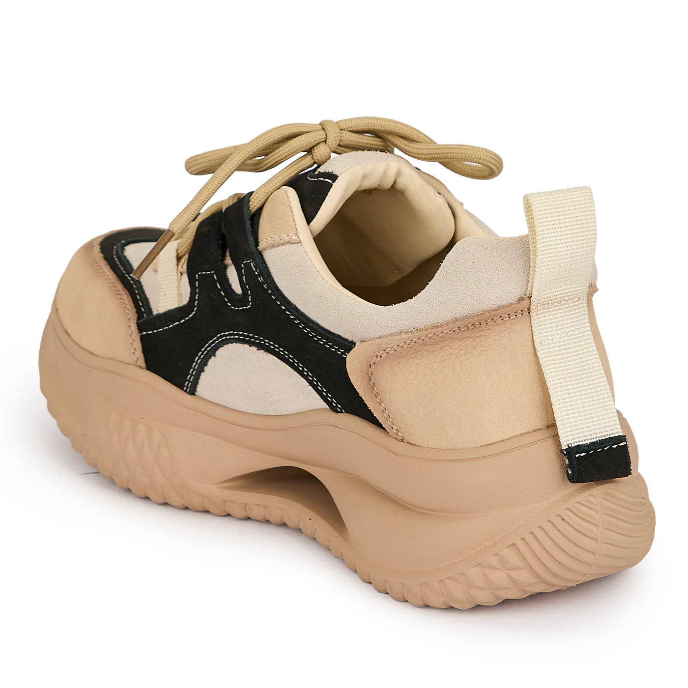 Pantofi dama din piele naturala neagra cu talpa inalta 5 cm 19519 - Image 2