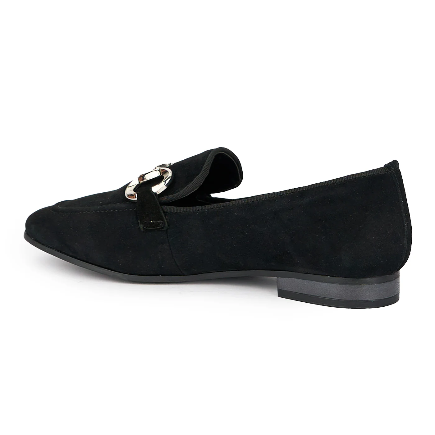 Pantofi dama din piele naturala neagra cu toc mic 2 cm 15320 - Image 3