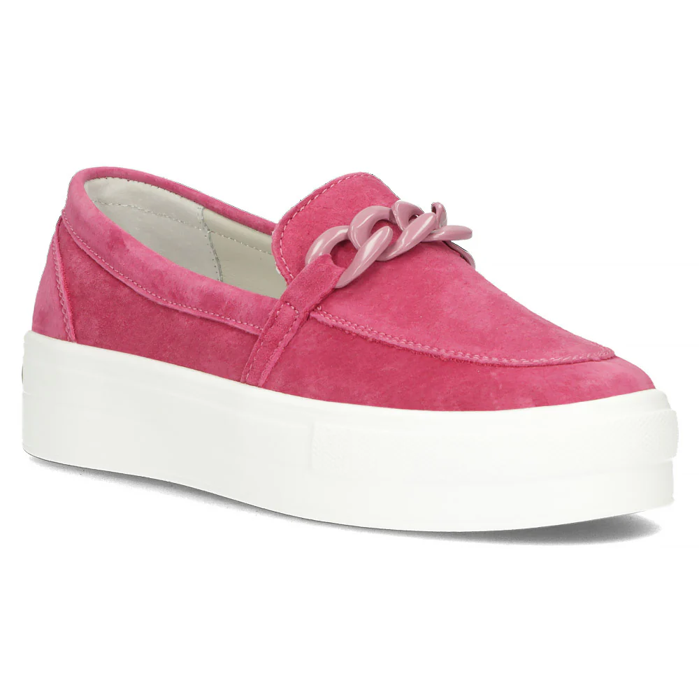 Pantofi dama din piele naturala roz 13027 - Image 2