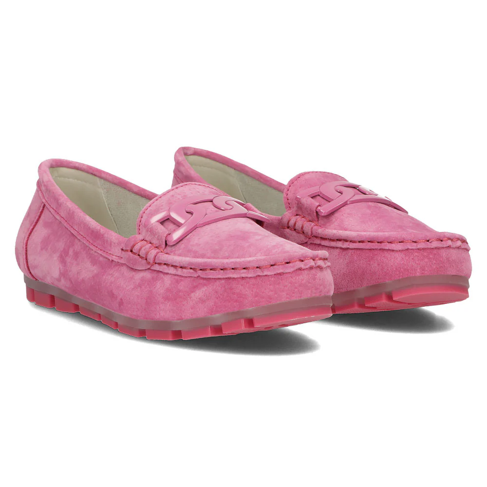 Pantofi dama din piele naturala roz 13038 - Image 3