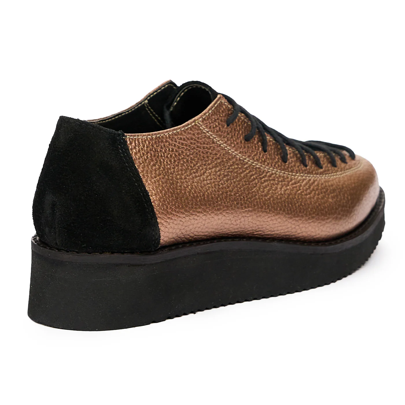 Pantofi dama din piele naturala bronz 8400 - Image 2