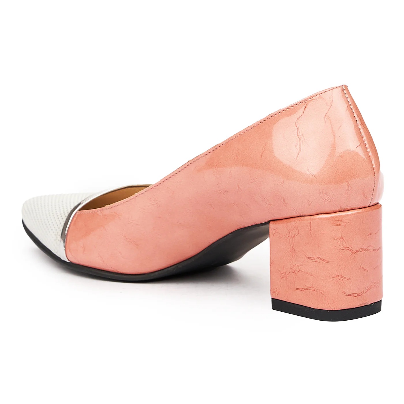 Pantofi dama din piele naturala roz 9319 - Image 3