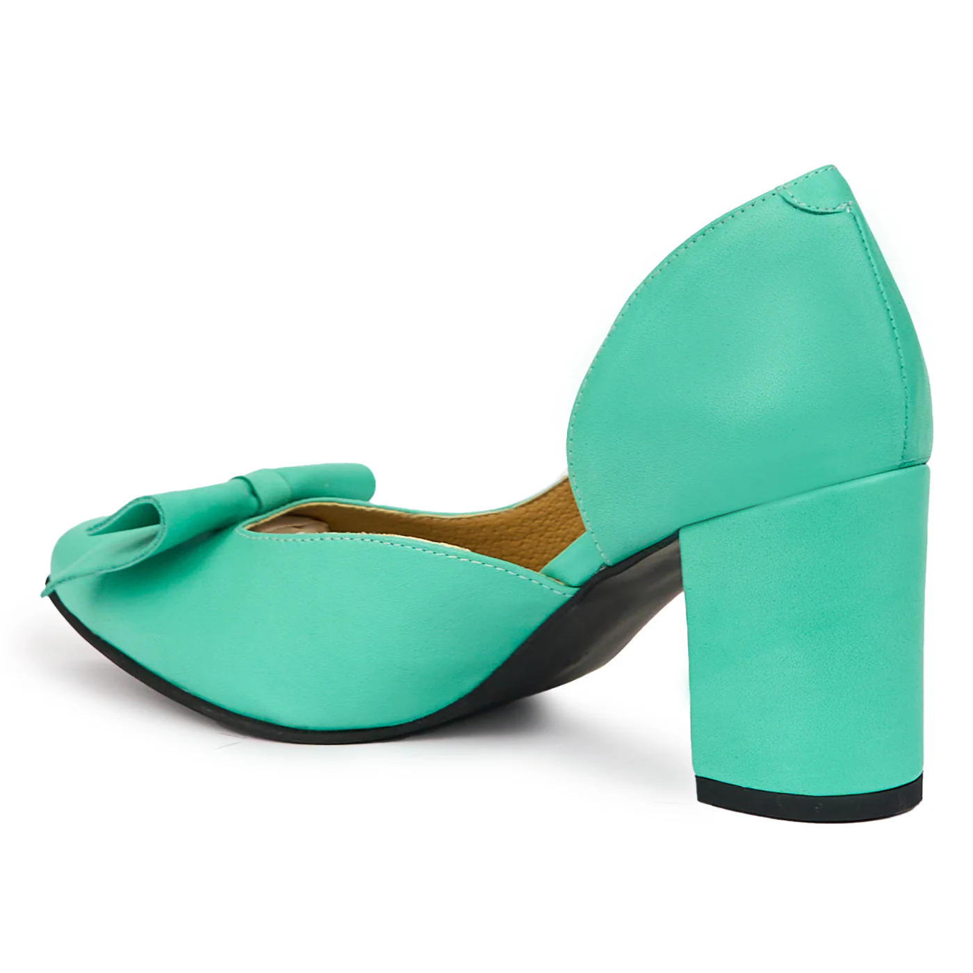 Pantofi dama din piele naturala verde 14023 - Image 2