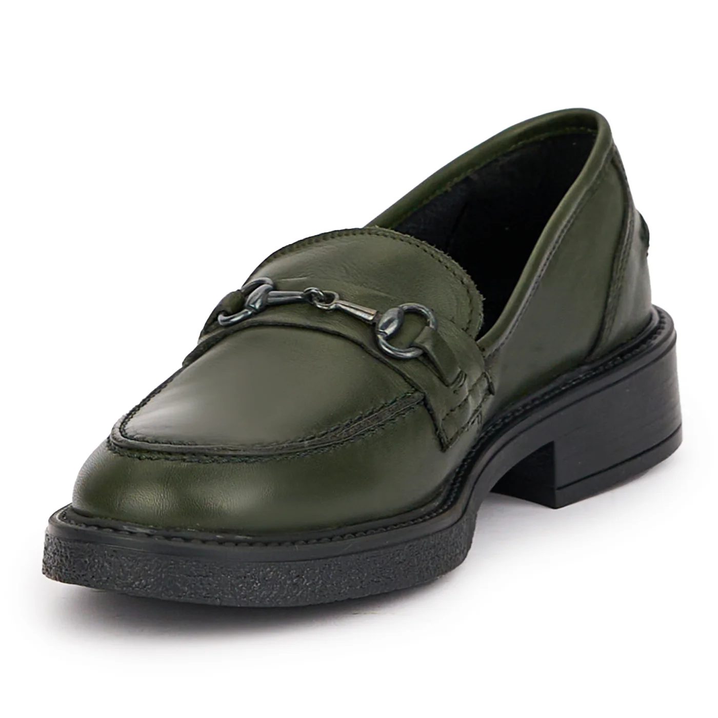 Pantofi dama din piele naturala verde 16933 - Image 3