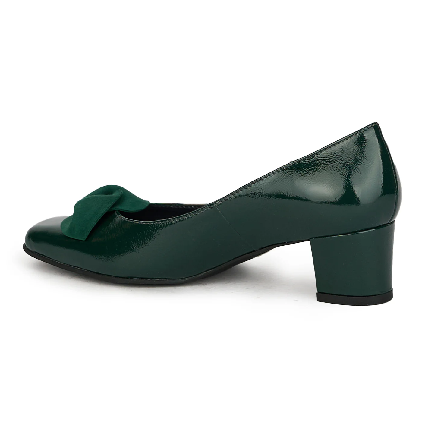 Pantofi dama din piele naturala verde 17612 - Image 2