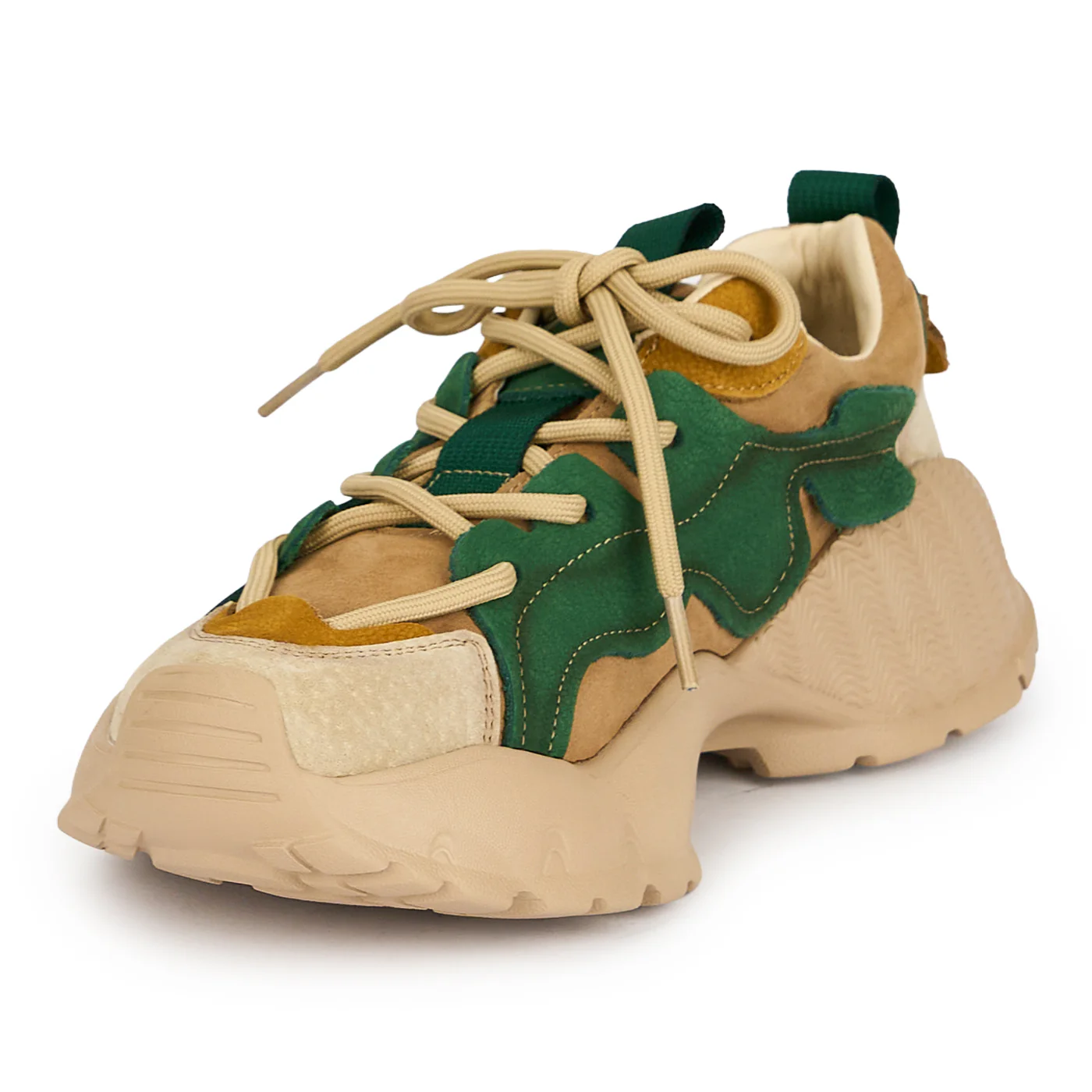Pantofi dama din piele naturala verde 19252 - Image 3