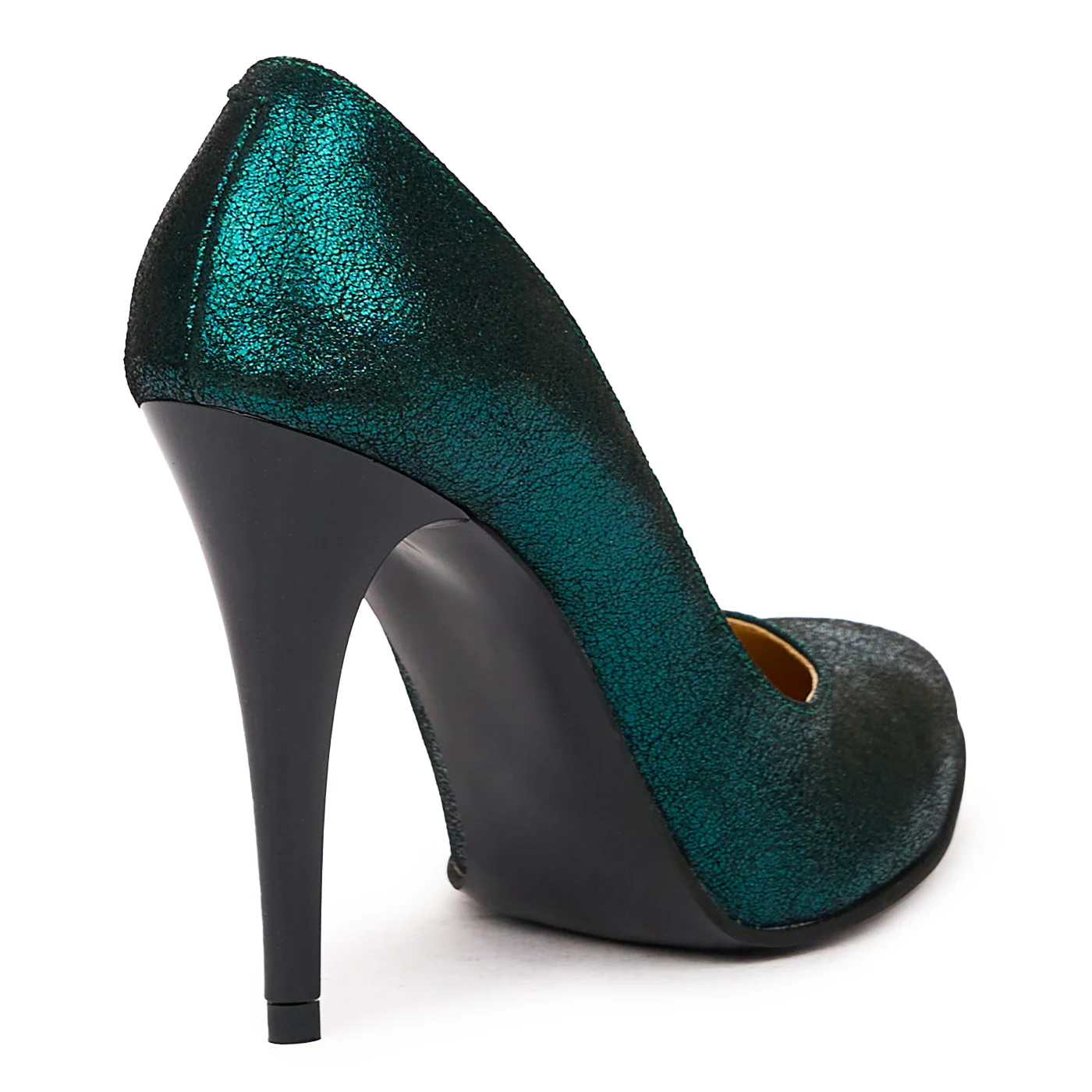 Pantofi dama din piele naturala verde 9299 - Image 3