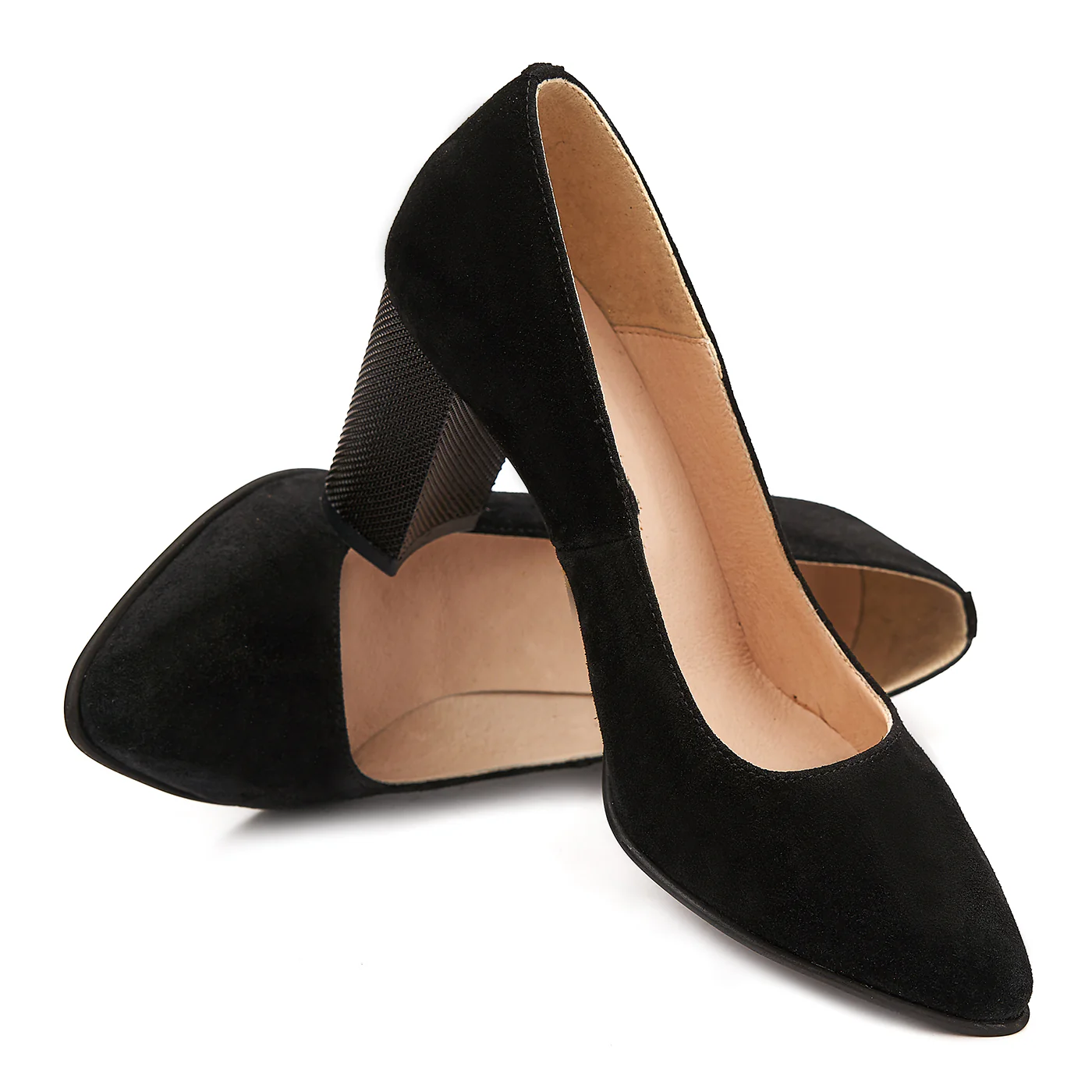 Pantofi dama eleganti din piele naturala neagra 4085 - Image 5