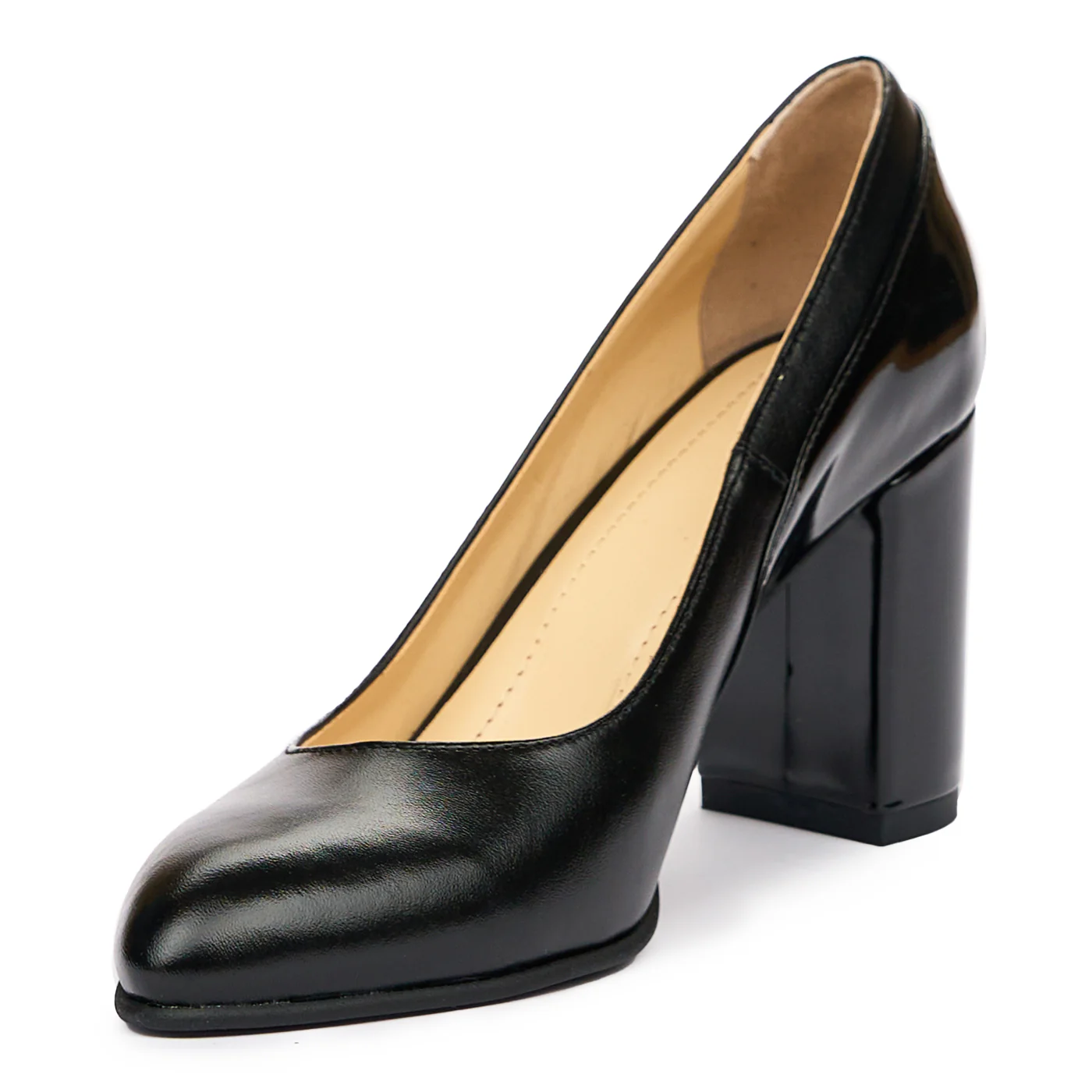 Pantofi dama eleganti din piele naturala neagra 9384 - Image 4