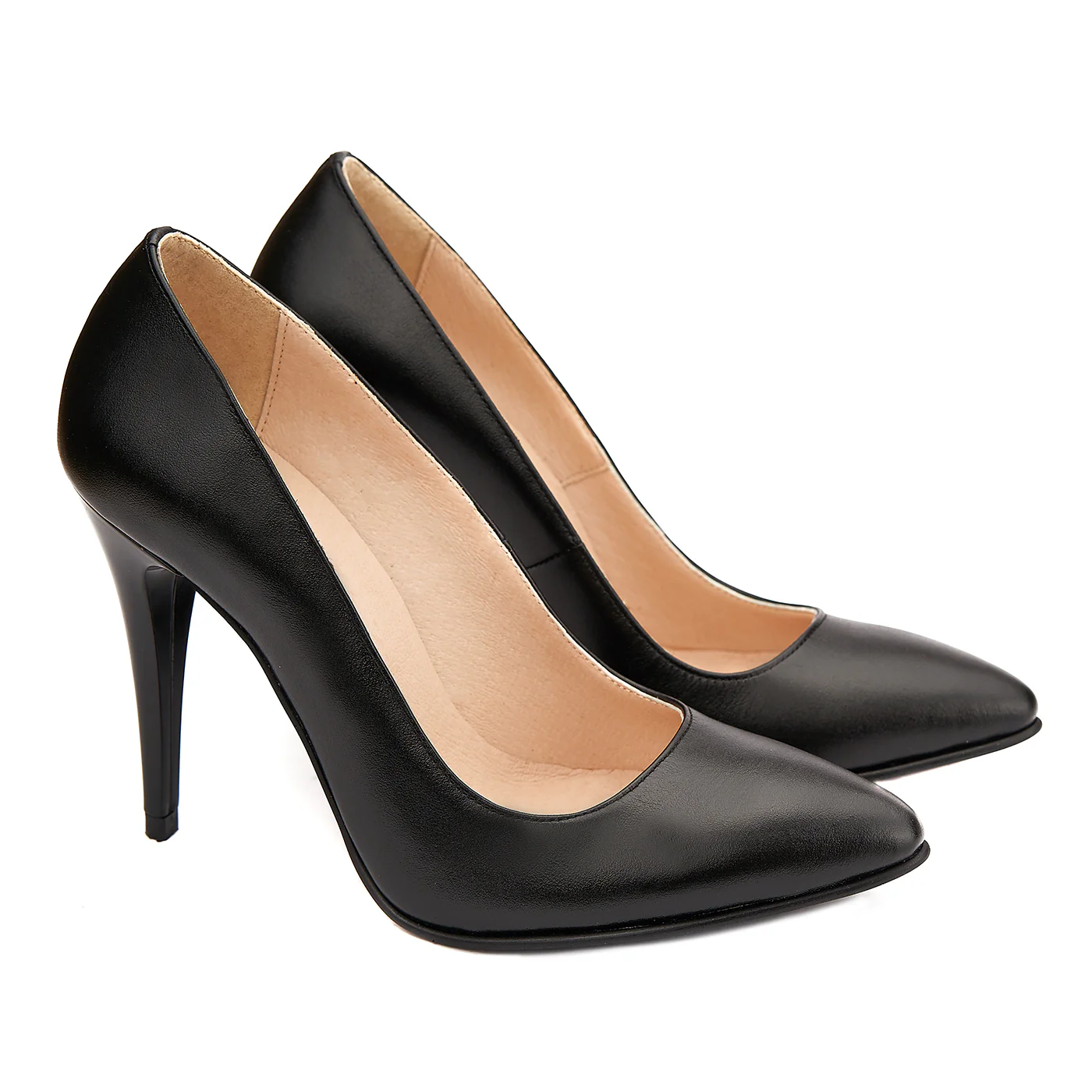 Pantofi dama eleganti din piele neagra 4079
