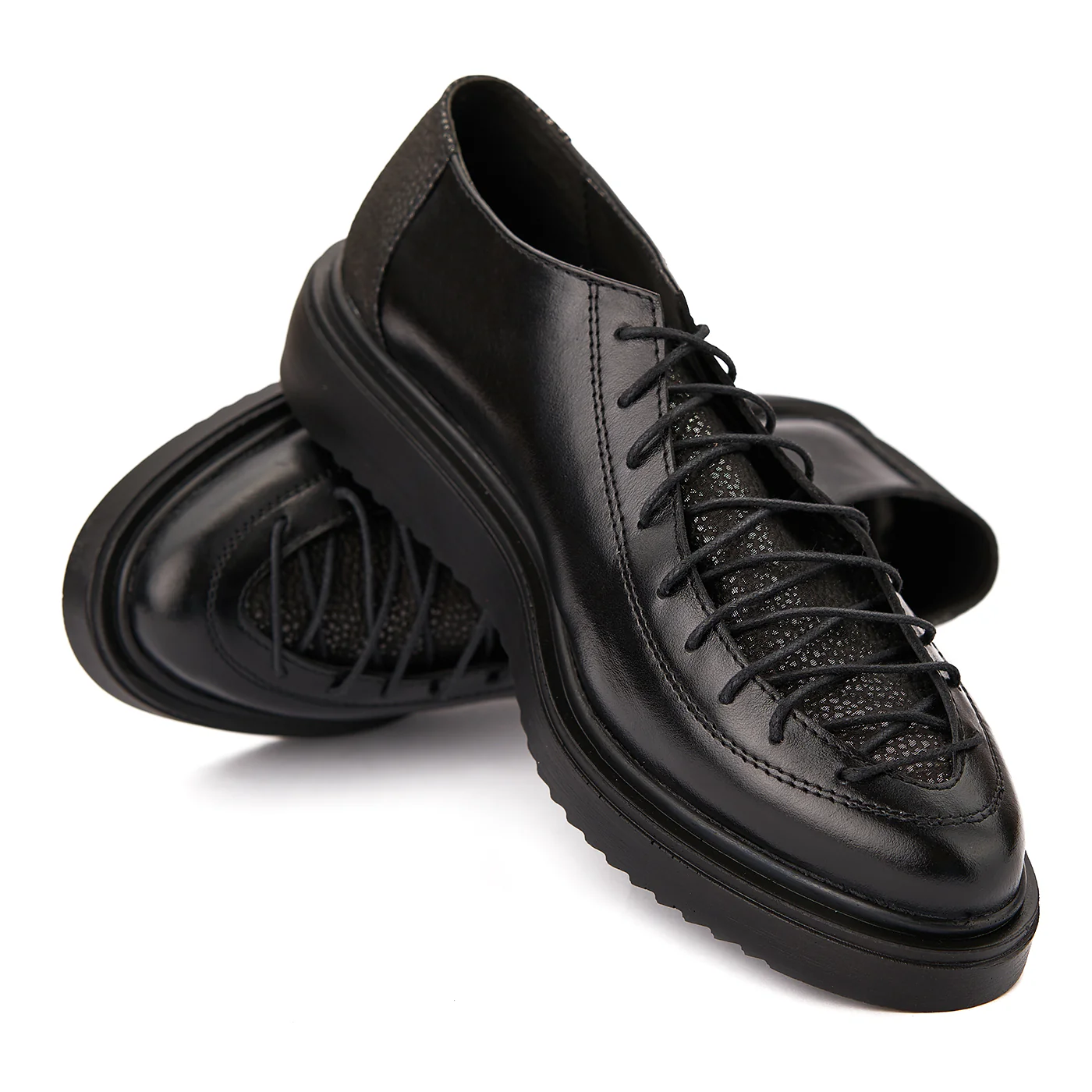 Pantofi Dama Piele Casual Negri 1529 - Image 4