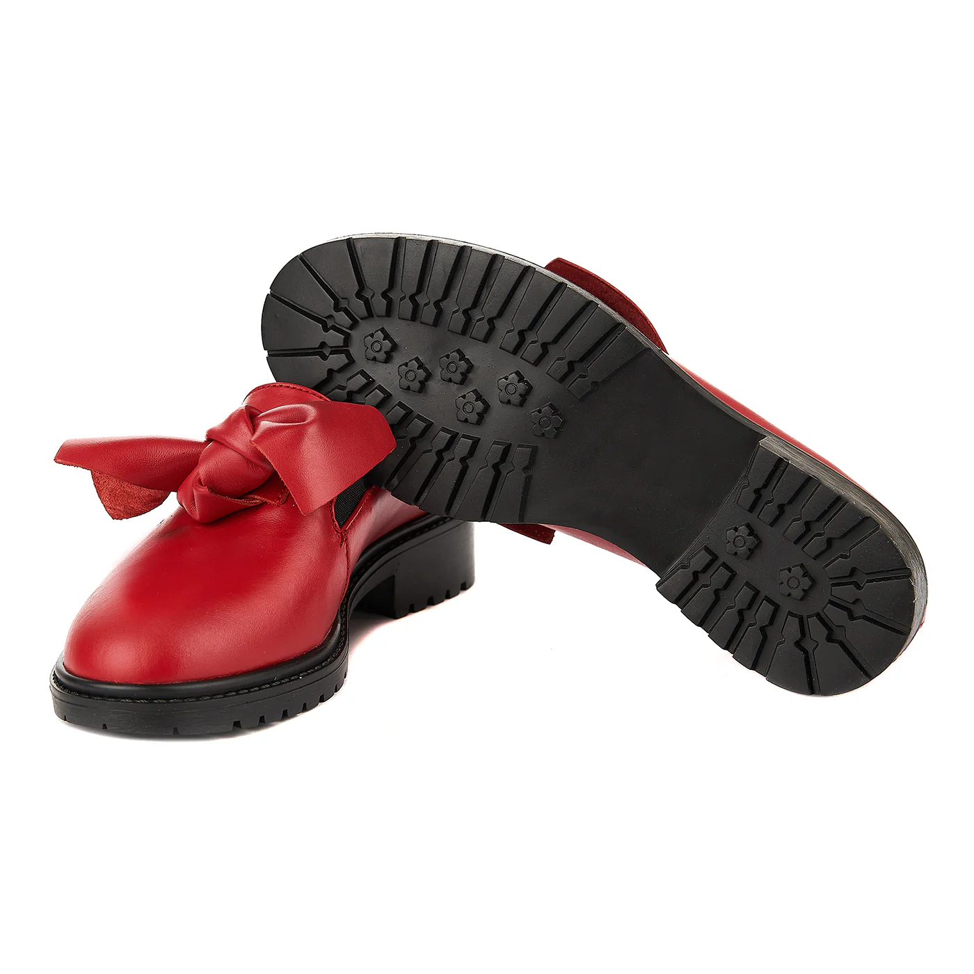Pantofi dama piele cu funda 1274 - Image 3