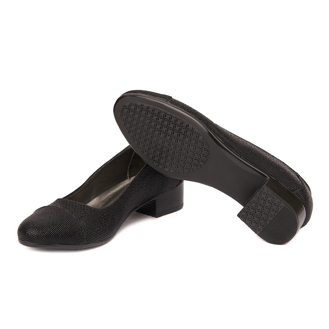Pantofi dama piele naturala cu toc mic 1629 - Image 3