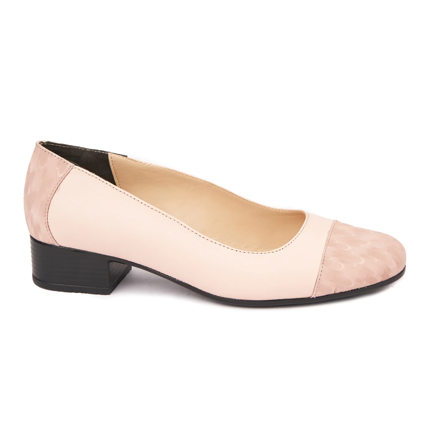Pantofi dama piele naturala cu toc mic 1633