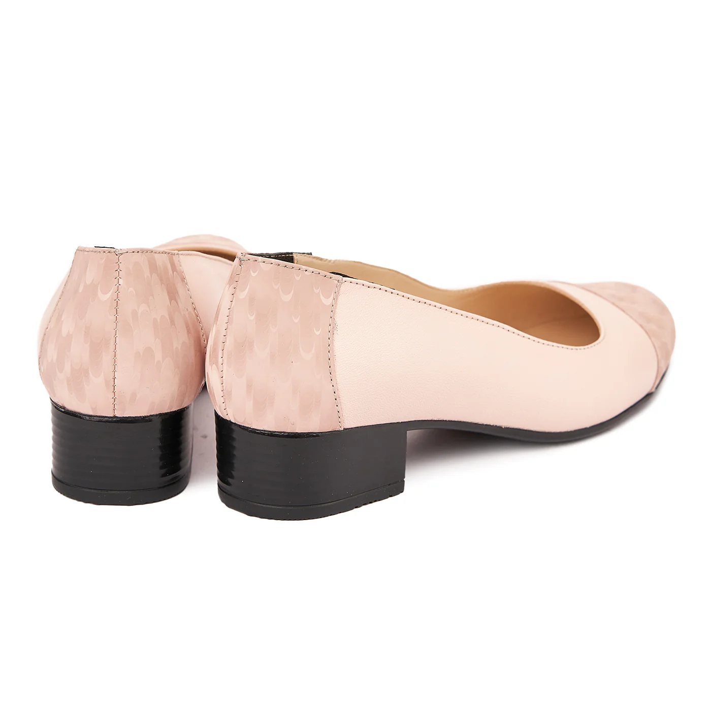 Pantofi dama piele naturala cu toc mic 1633 - Image 2