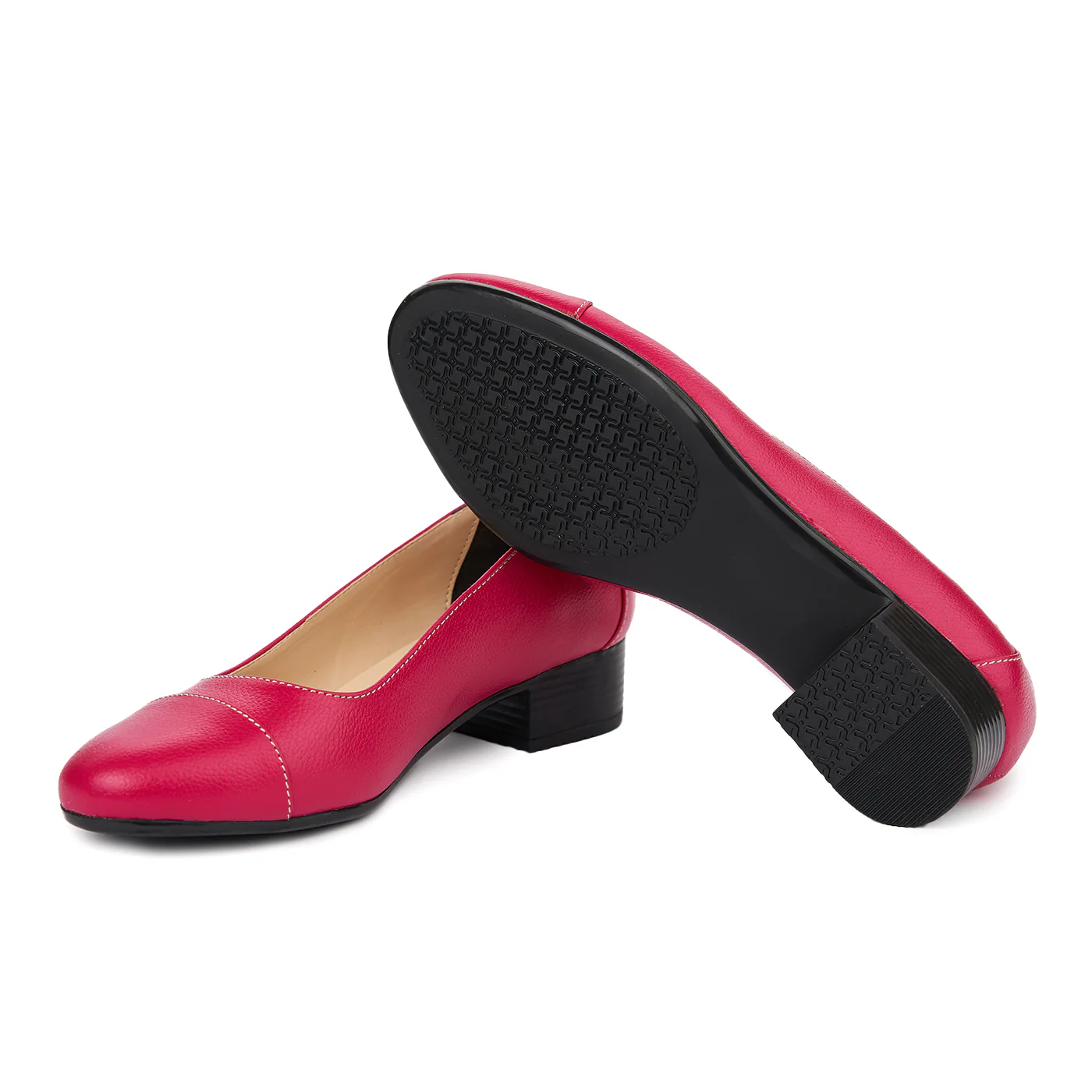 Pantofi dama piele naturala cu toc mic 4907 - Image 3