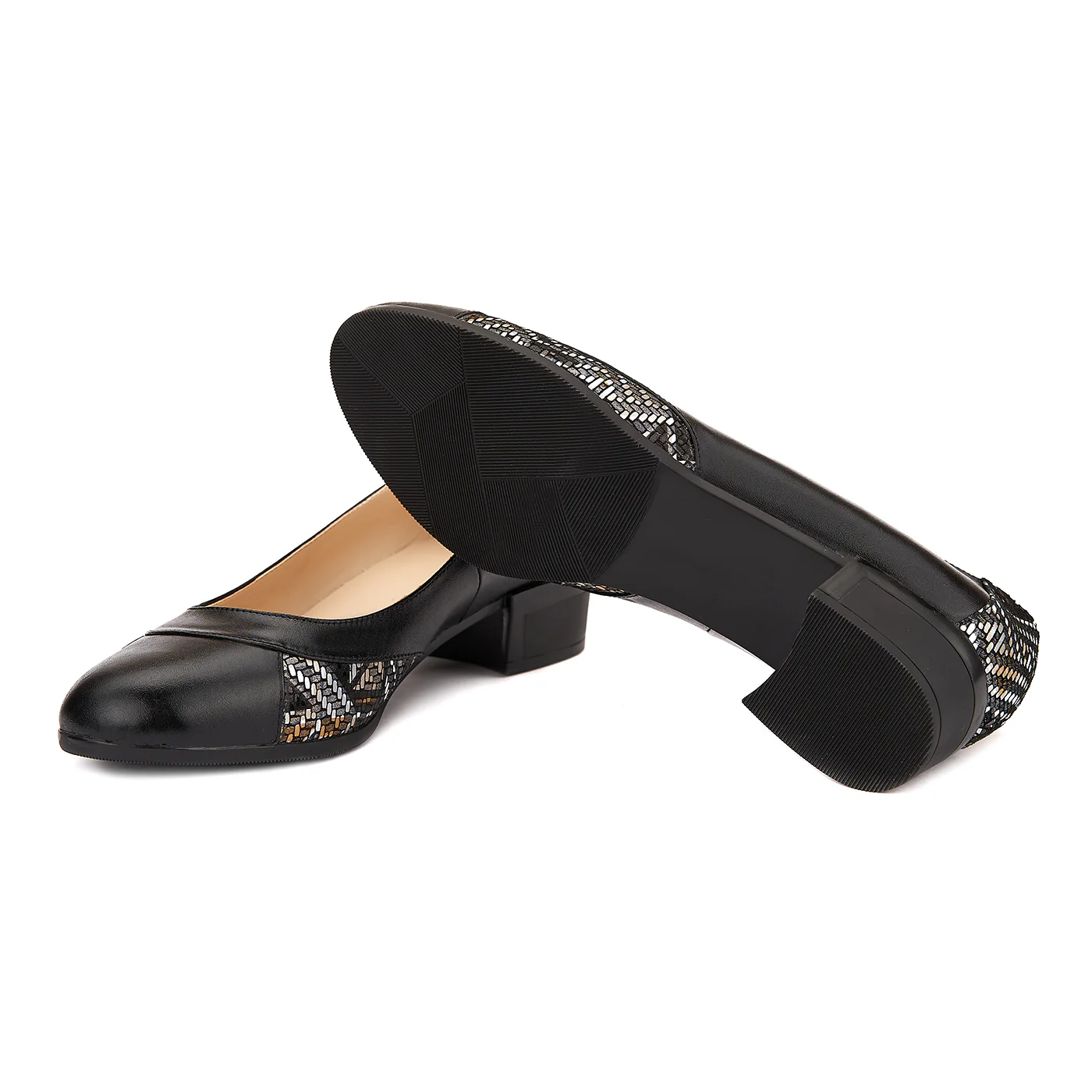 Pantofi dama piele naturala neagra 1508 - Image 4