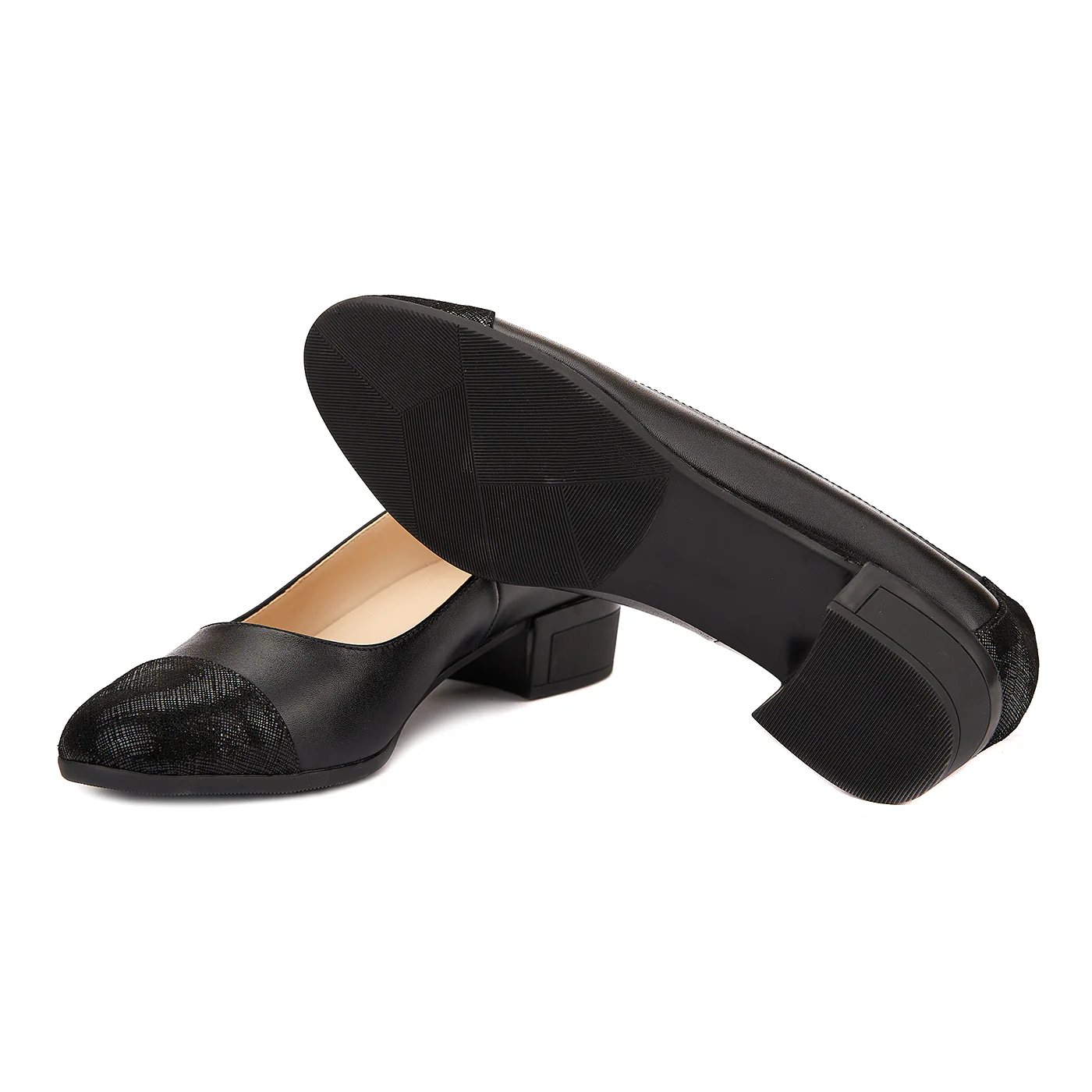 Pantofi dama piele naturala neagra 1509 - Image 3