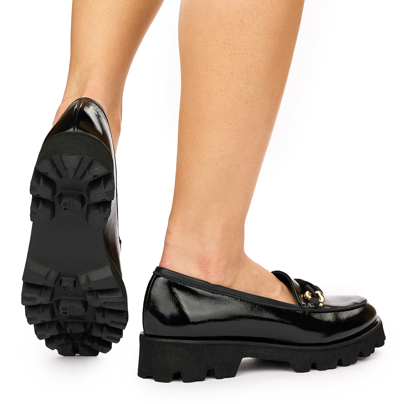 Pantofi dama piele naturala neagra 8089 - Image 4