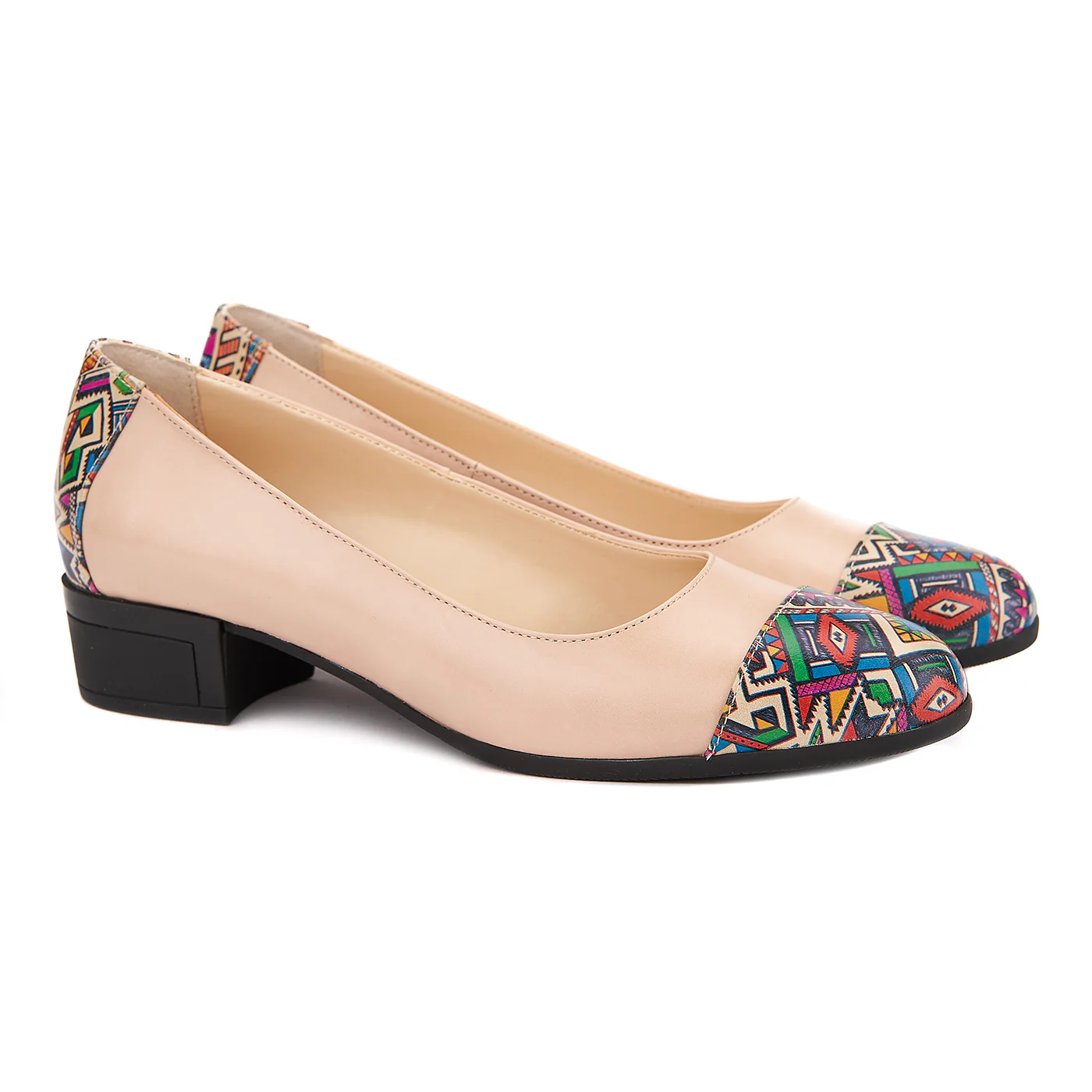 Pantofi dama piele naturala nude 1507