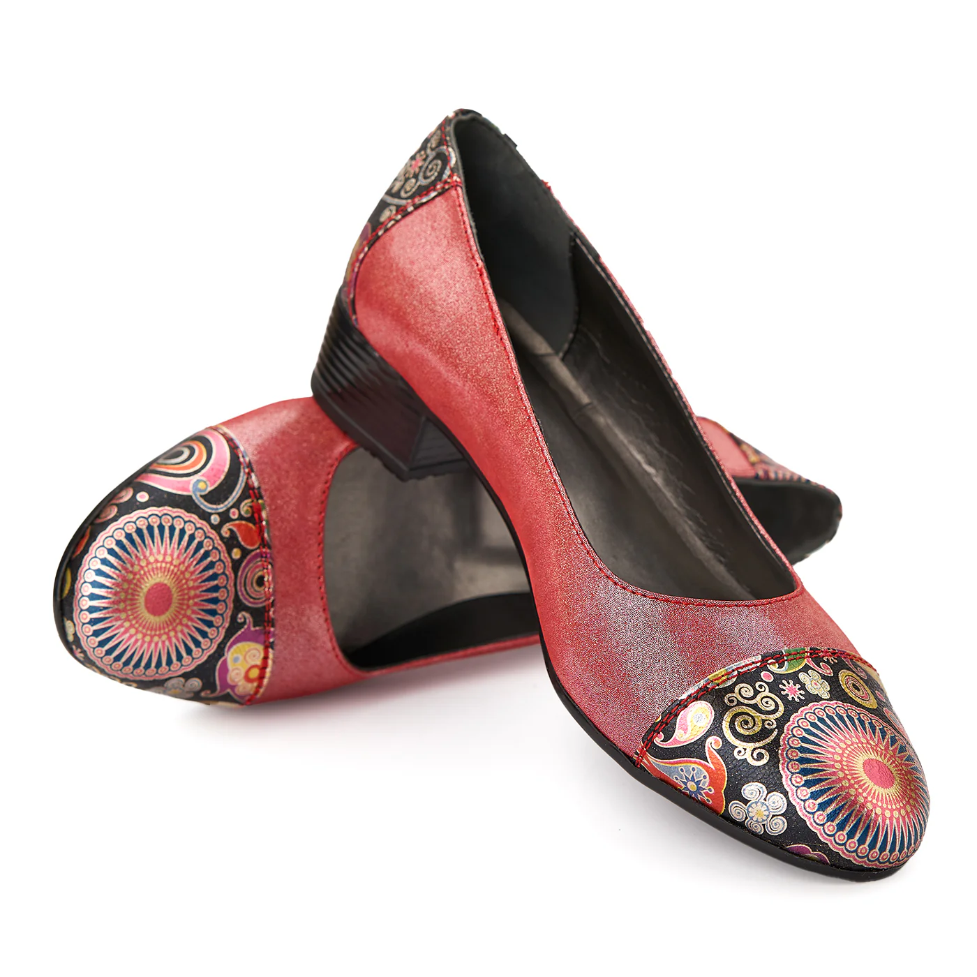 Pantofi dama piele naturala roz 1531 - Image 5