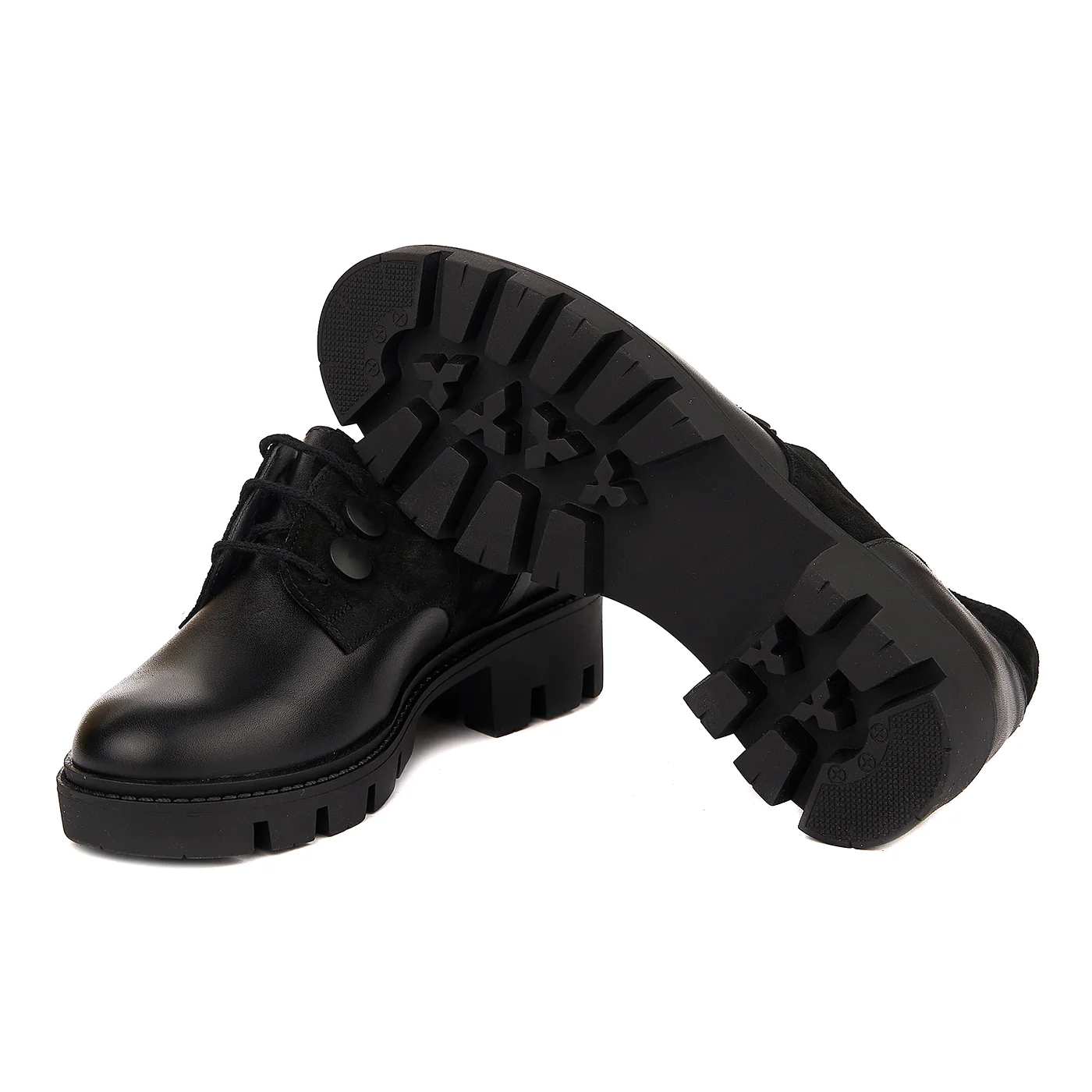 Pantofi dama piele negri clasici 1305 - Image 3