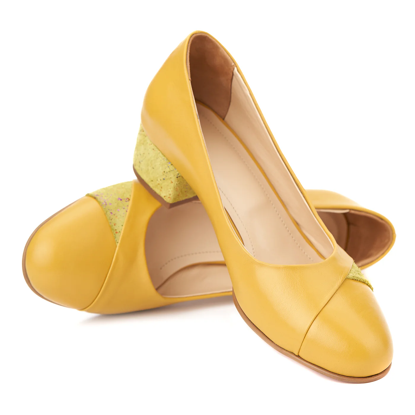 Pantofi dama toc mic din piele naturala 4378 - Image 4