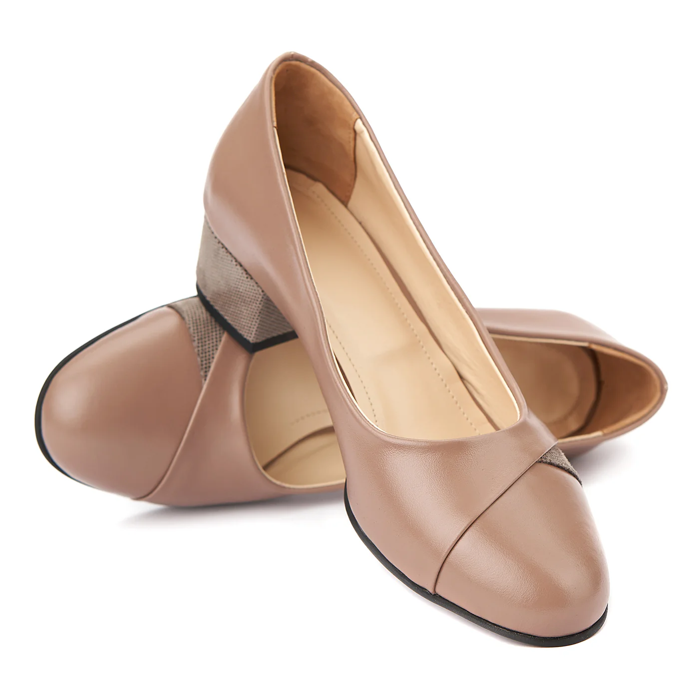 Pantofi dama toc mic din piele naturala 4379 - Image 4