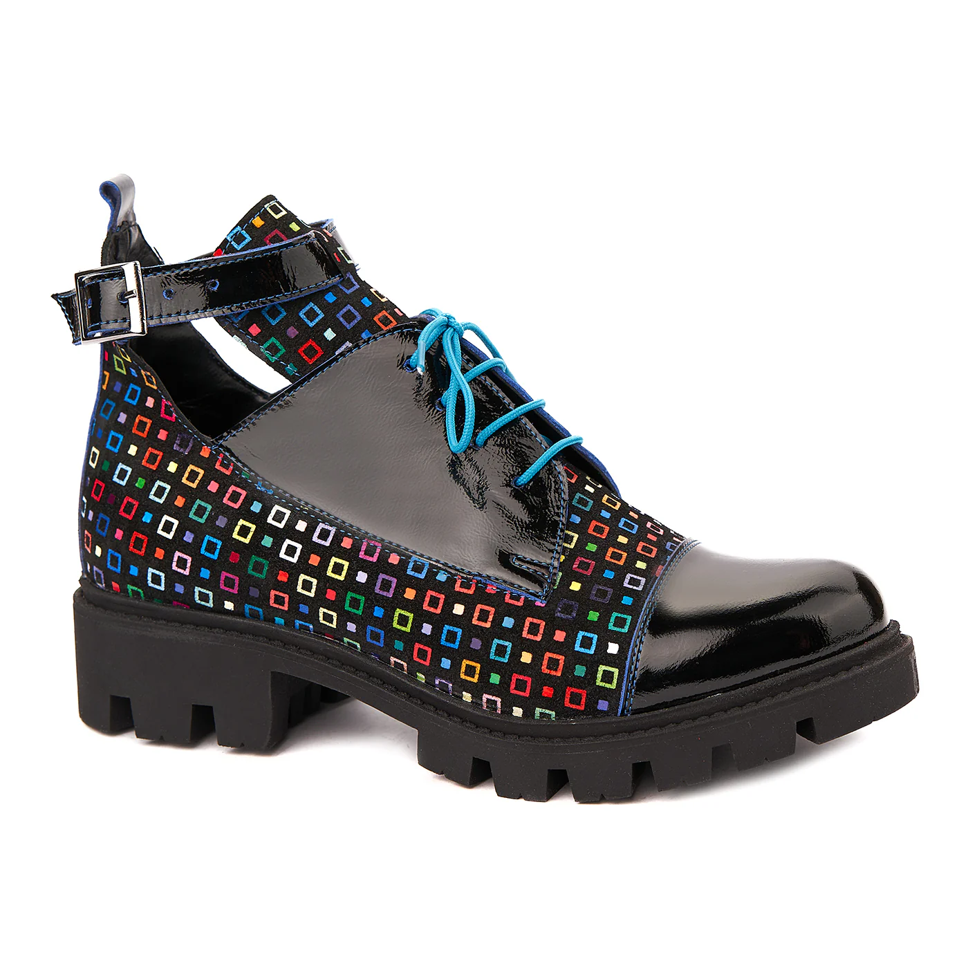 Pantofi din Piele Lacuita Dama Casual 1604