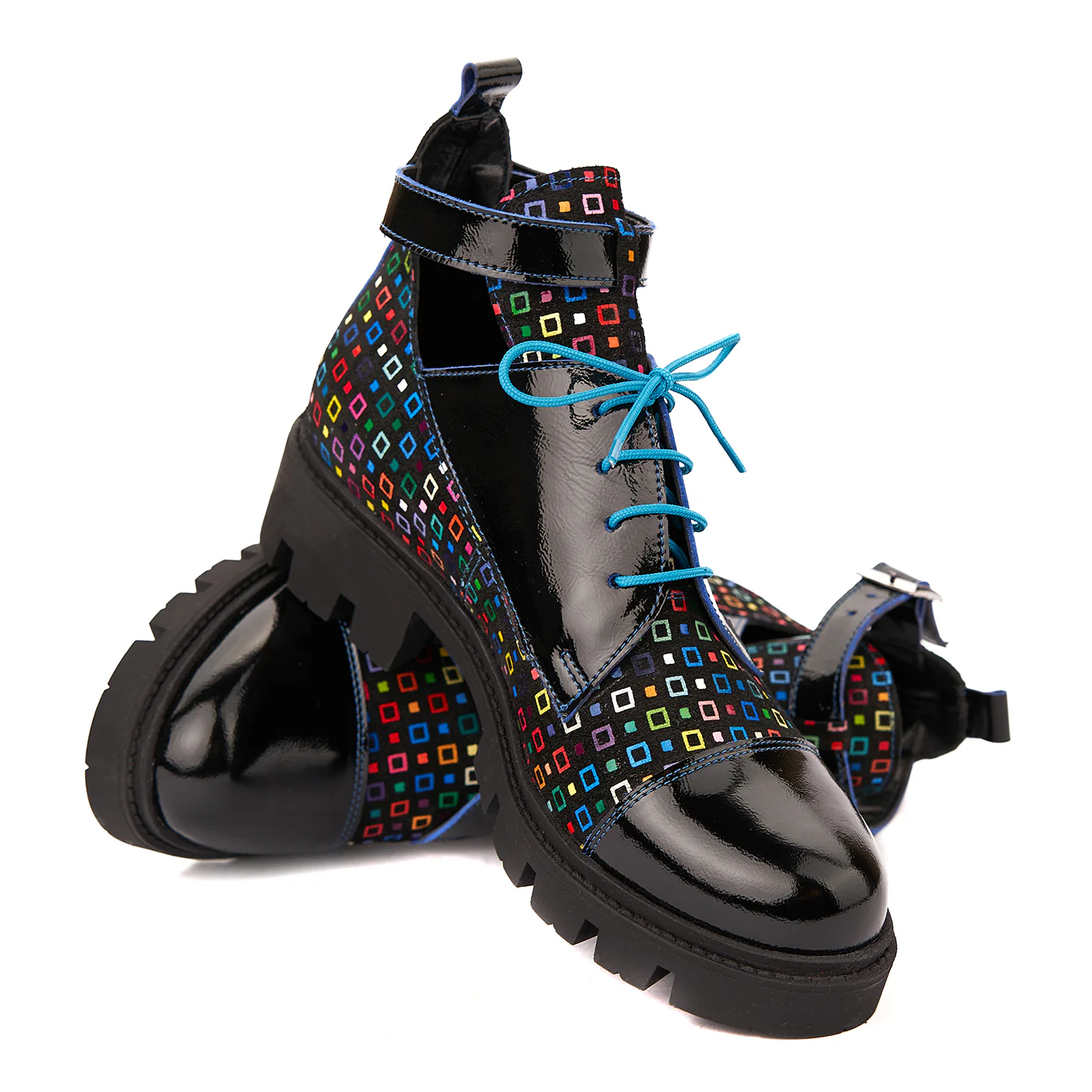 Pantofi din Piele Lacuita Dama Casual 1604 - Image 4