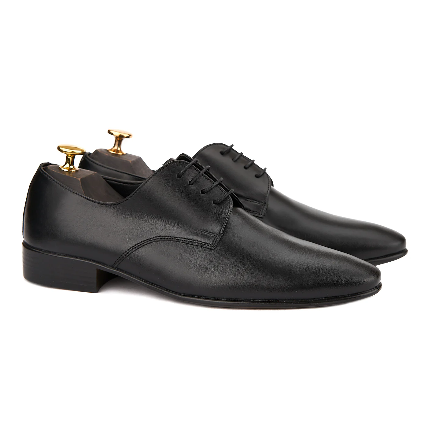 Pantofi din piele naturala neagra 0194