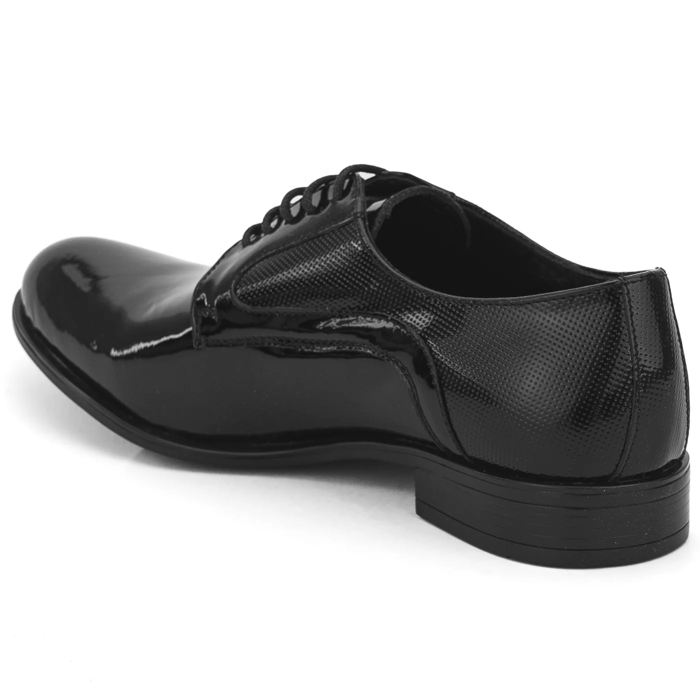 Pantofi eleganti barbati din piele naturala neagra 14040 - Image 2