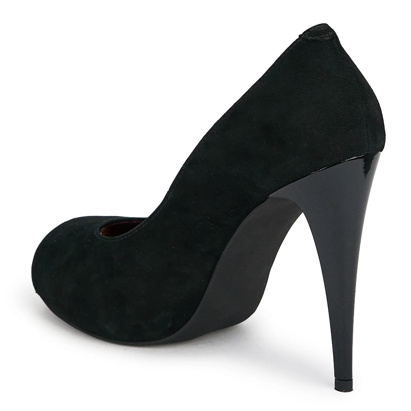 Pantofi eleganti dama din piele naturala neagra cu toc subtire 11.5 cm 19481 - Image 2