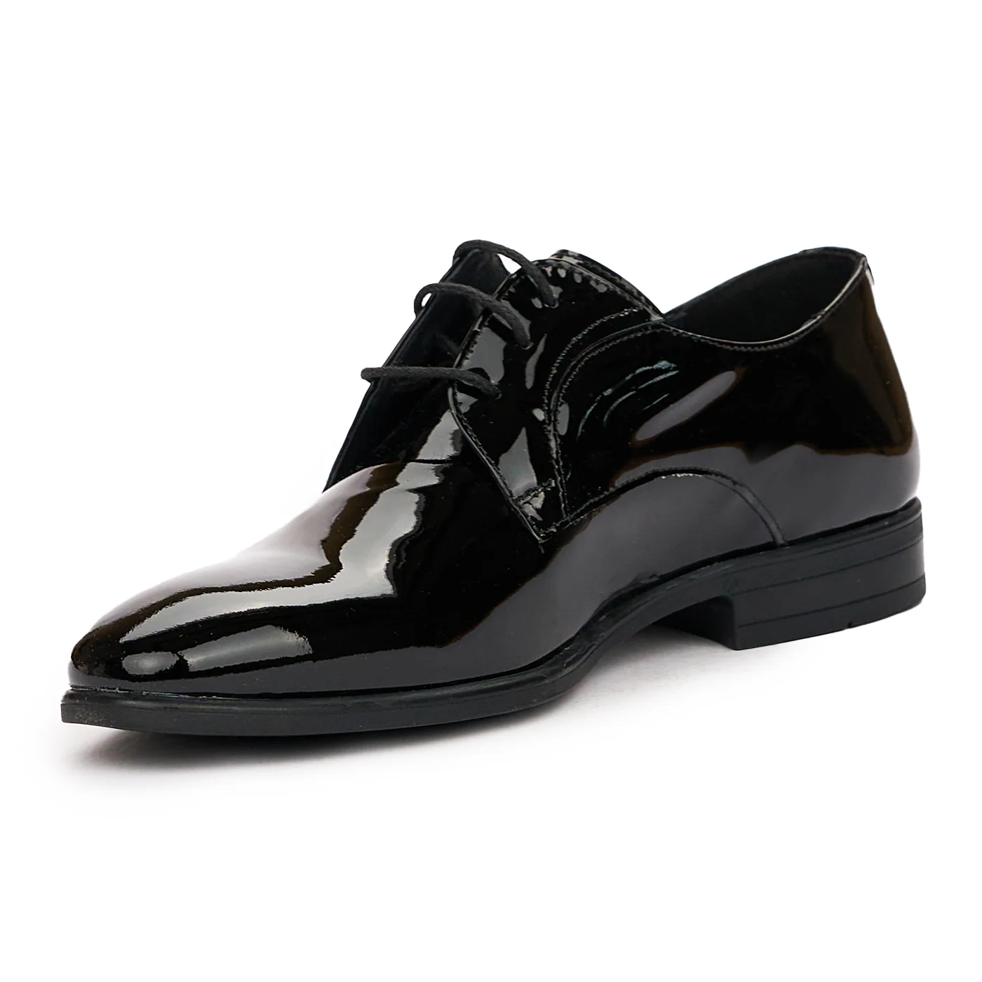 Pantofi Eleganti din Piele Naturala Barbati Negri 7122 - Image 4