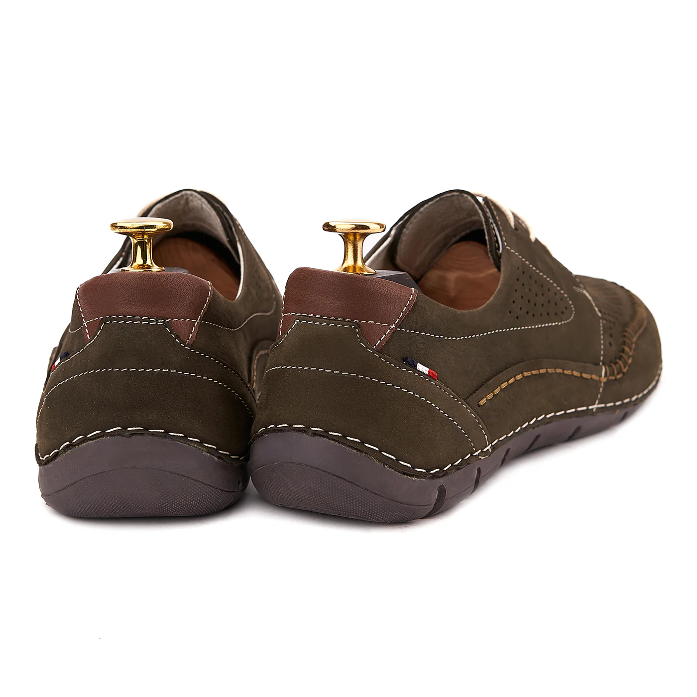 Pantofi Kaki Casual Confort din Piele 0116 - Image 2