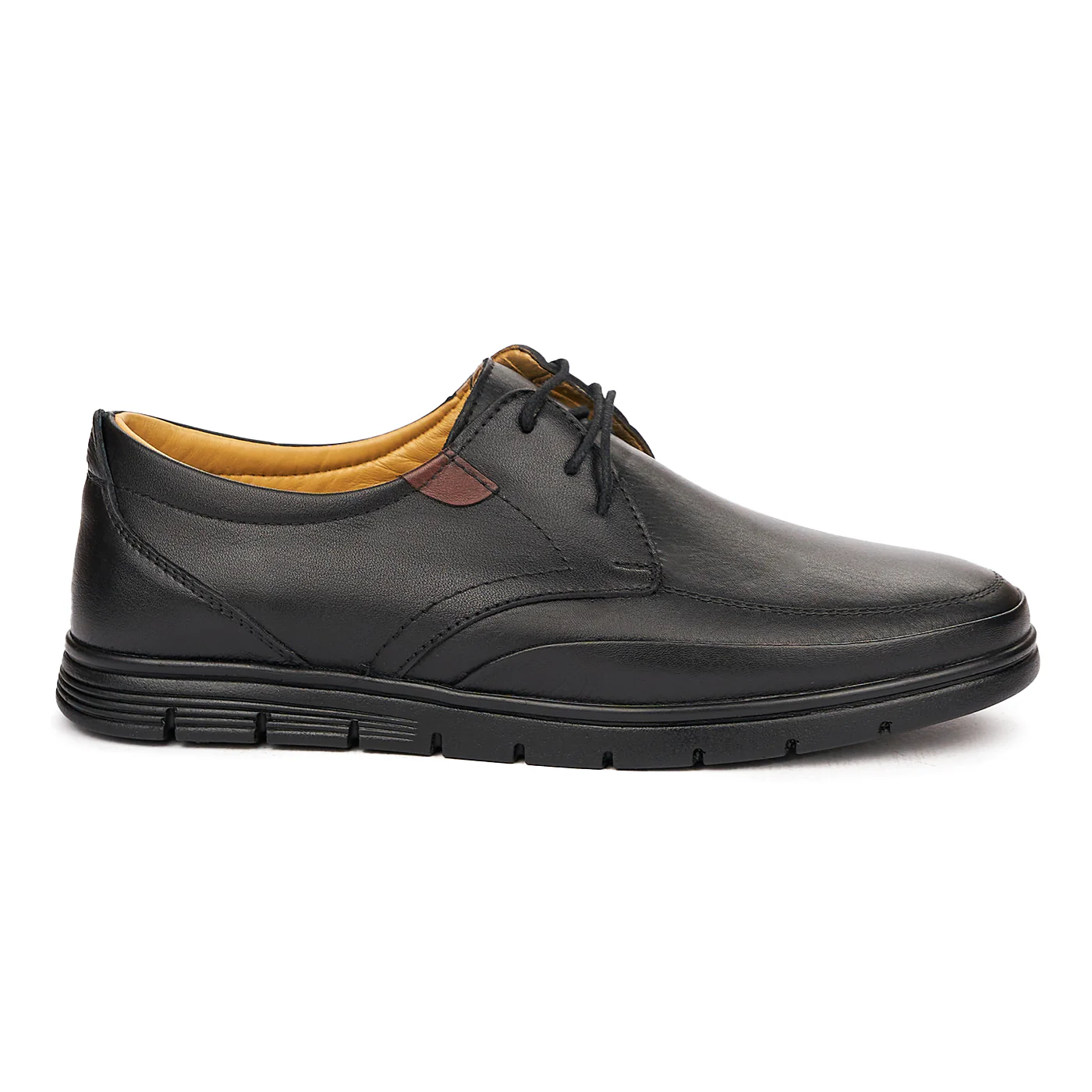Pantofi Negri Casual Barbati din Piele Naturala 7064