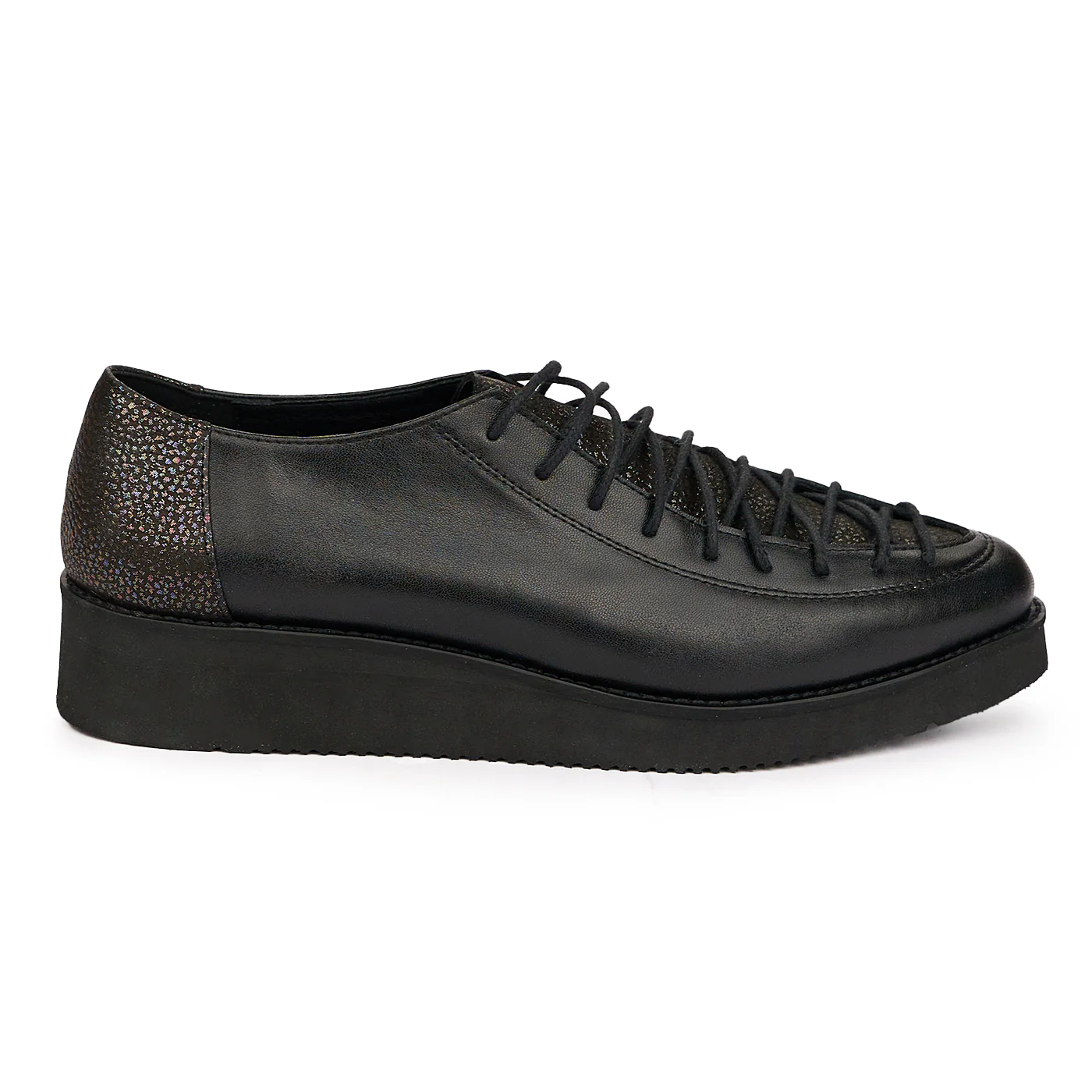 Pantofi Negri Dama Piele Naturala Casual 10224