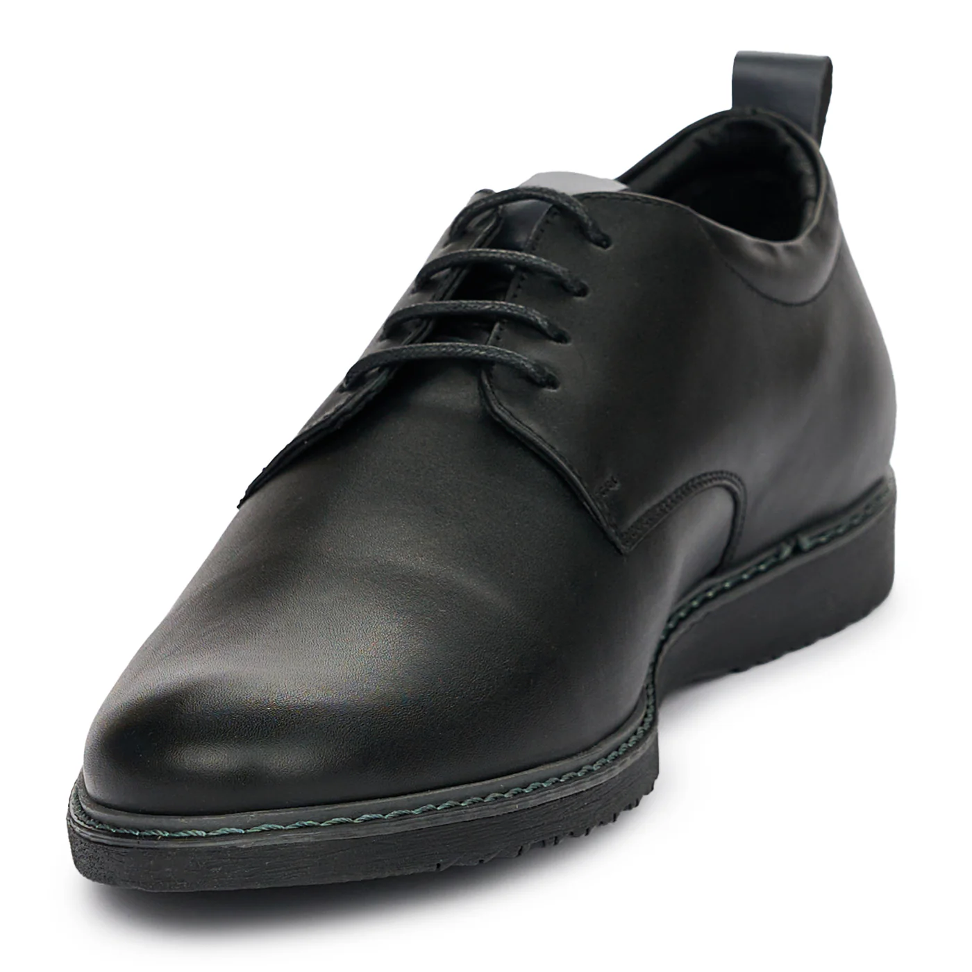Pantofi Piele Casual Barbati Negri 7379 - Image 3