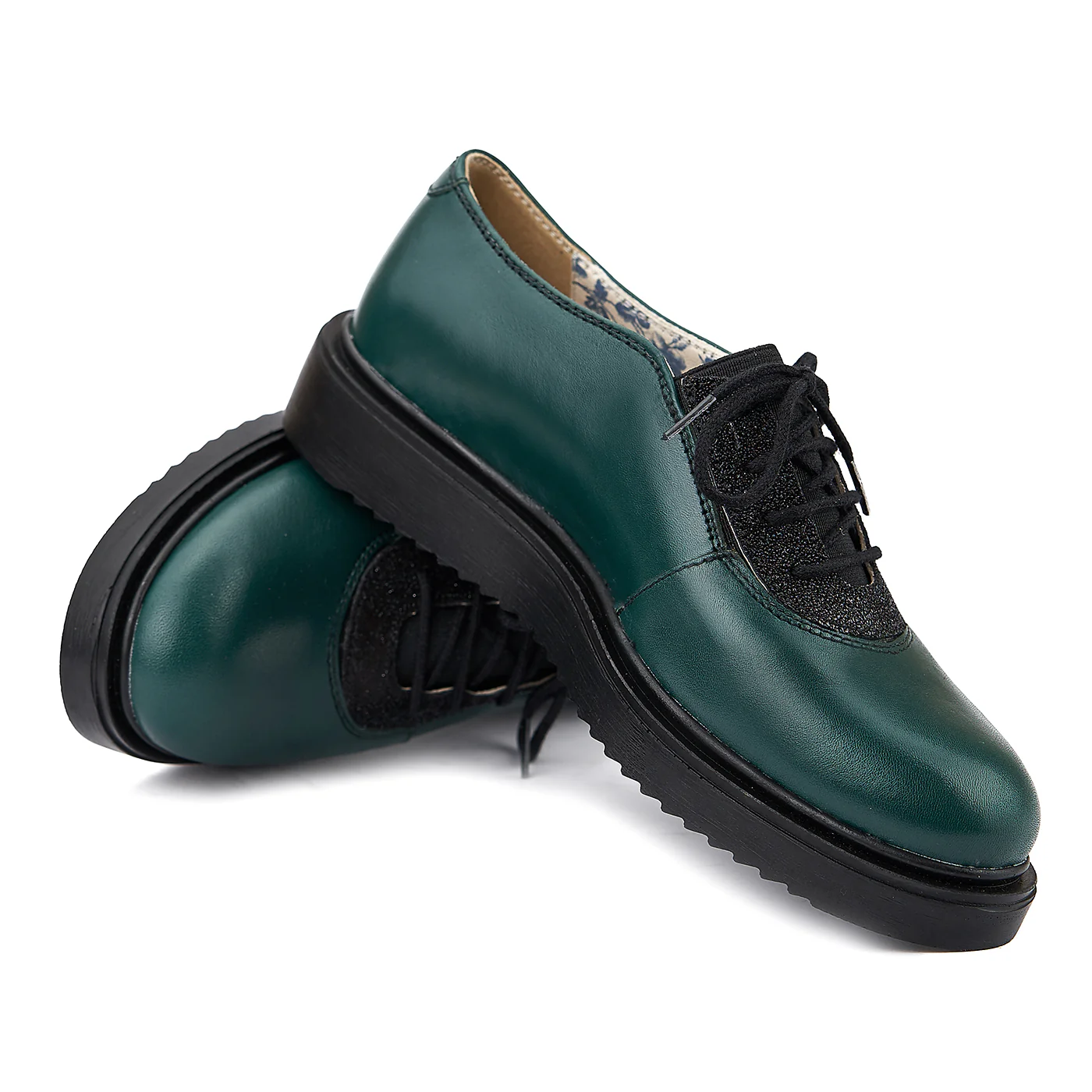 Pantofi Piele Dama Verzi 1383 - Image 4