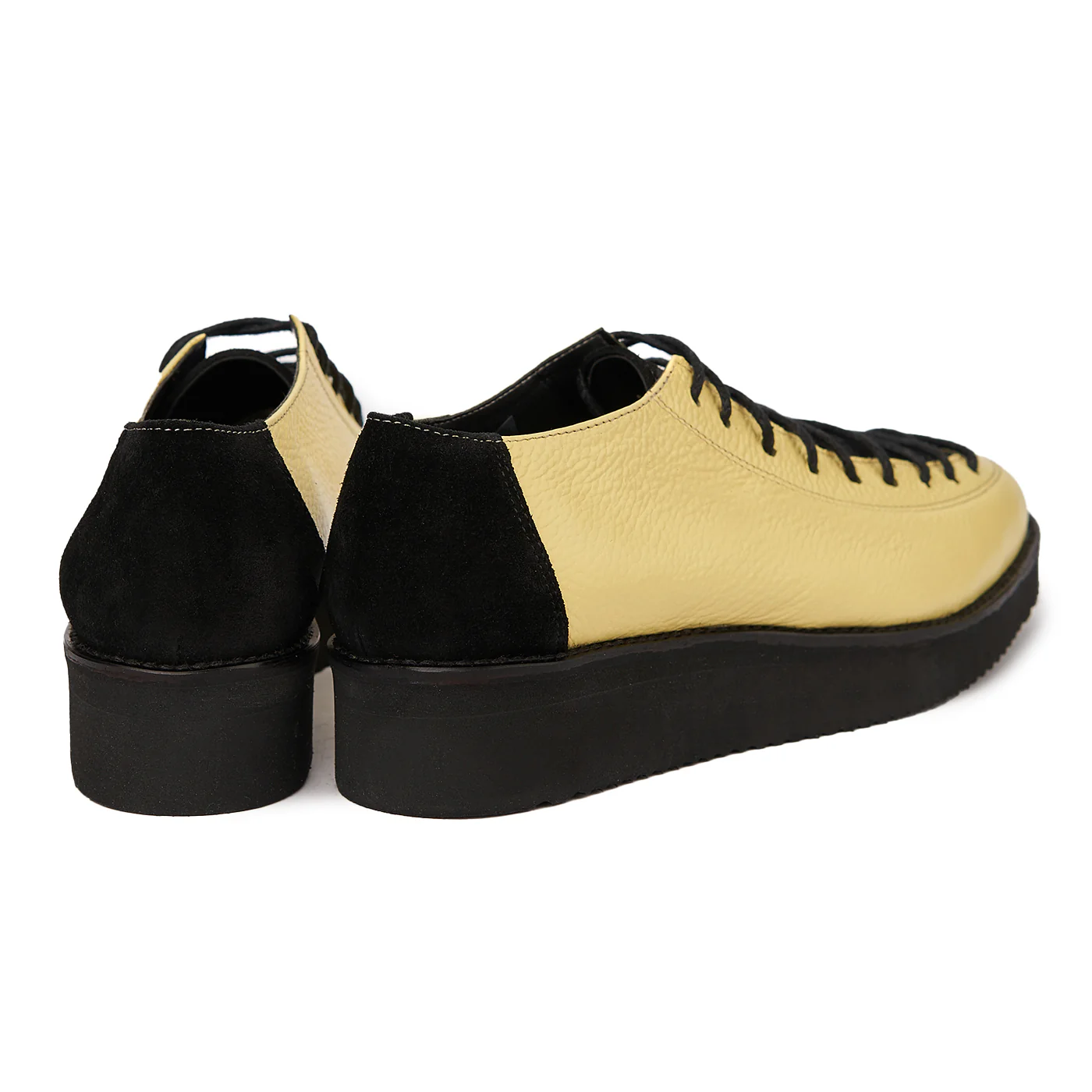 Pantofi Piele Galbeni Dama Casual 1817 - Image 2