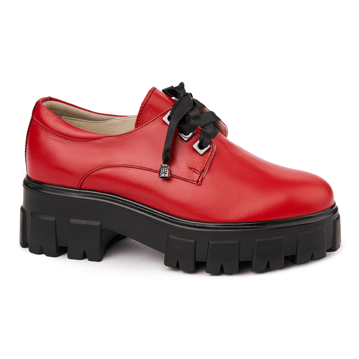 Pantofi Piele Naturala cu talpa groasa 1667